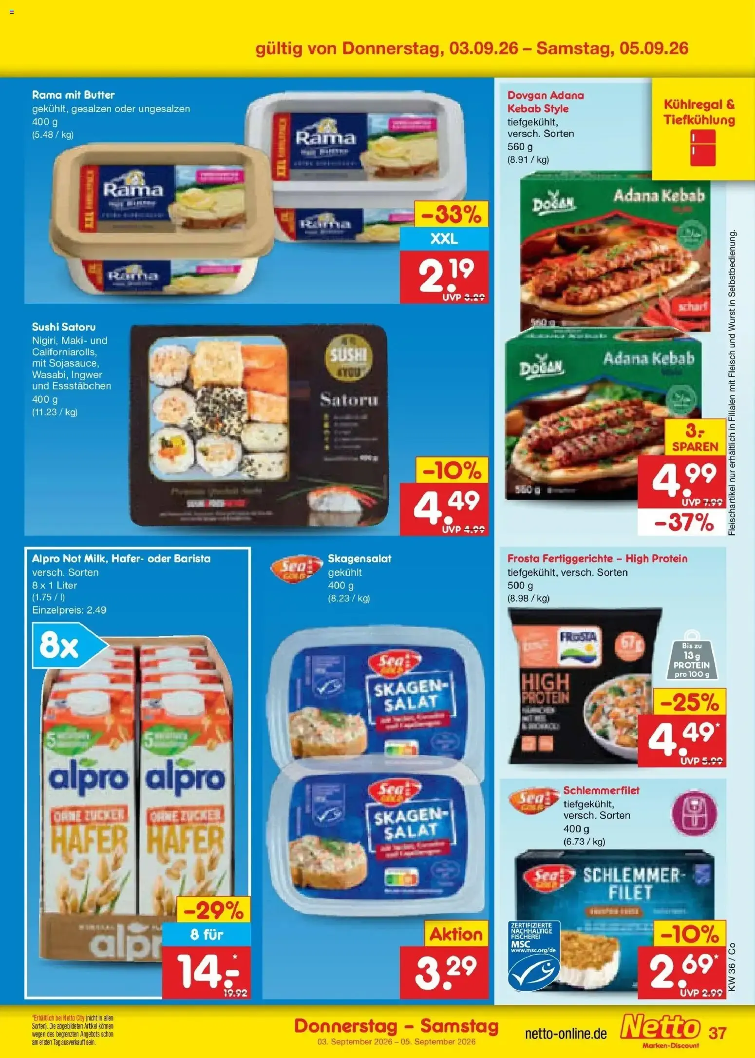 Netto Marken-Discount XXL SPAR GANZ NAH von 31. August bis 5. September 2026 - Prospekt seite 49