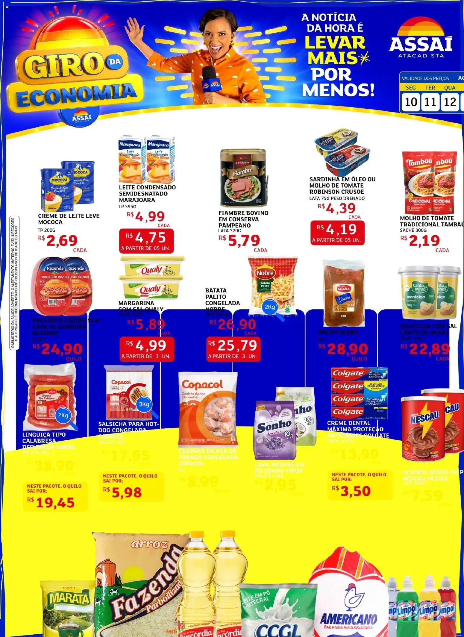 Encarte de Giro da Economia - Assaí Atacadista 10 de agosto até 12 de agosto 2026 - Pagina 1
