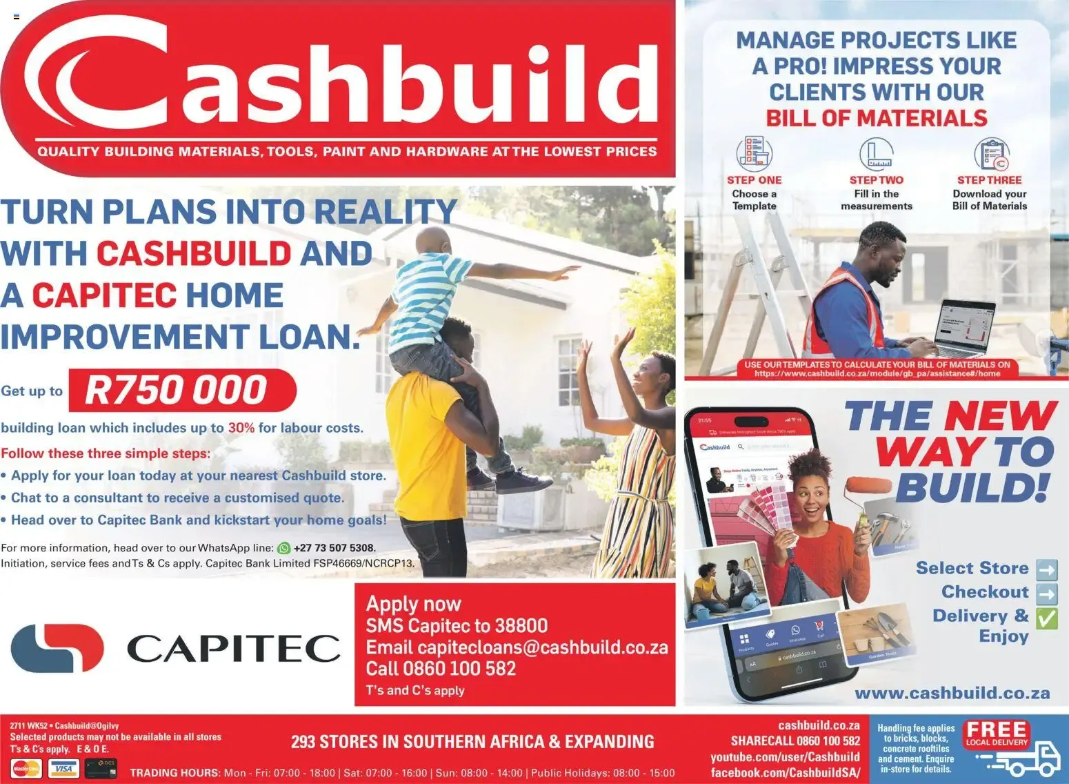Cashbuild Turn plans into reality (22/06/2026 - 19/07/2026) Online from 22 June to 19 July 2026 - Catalogue Page 1
