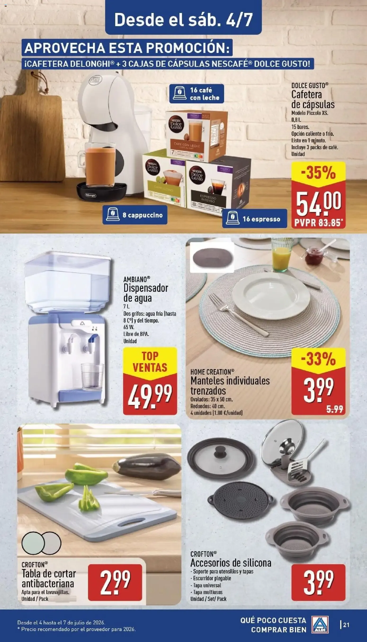 Catálogo de Aldi folleto Península del 29/06/2026 | Catálogo 29 de junio al 5 de julio 2026 - Página 21
