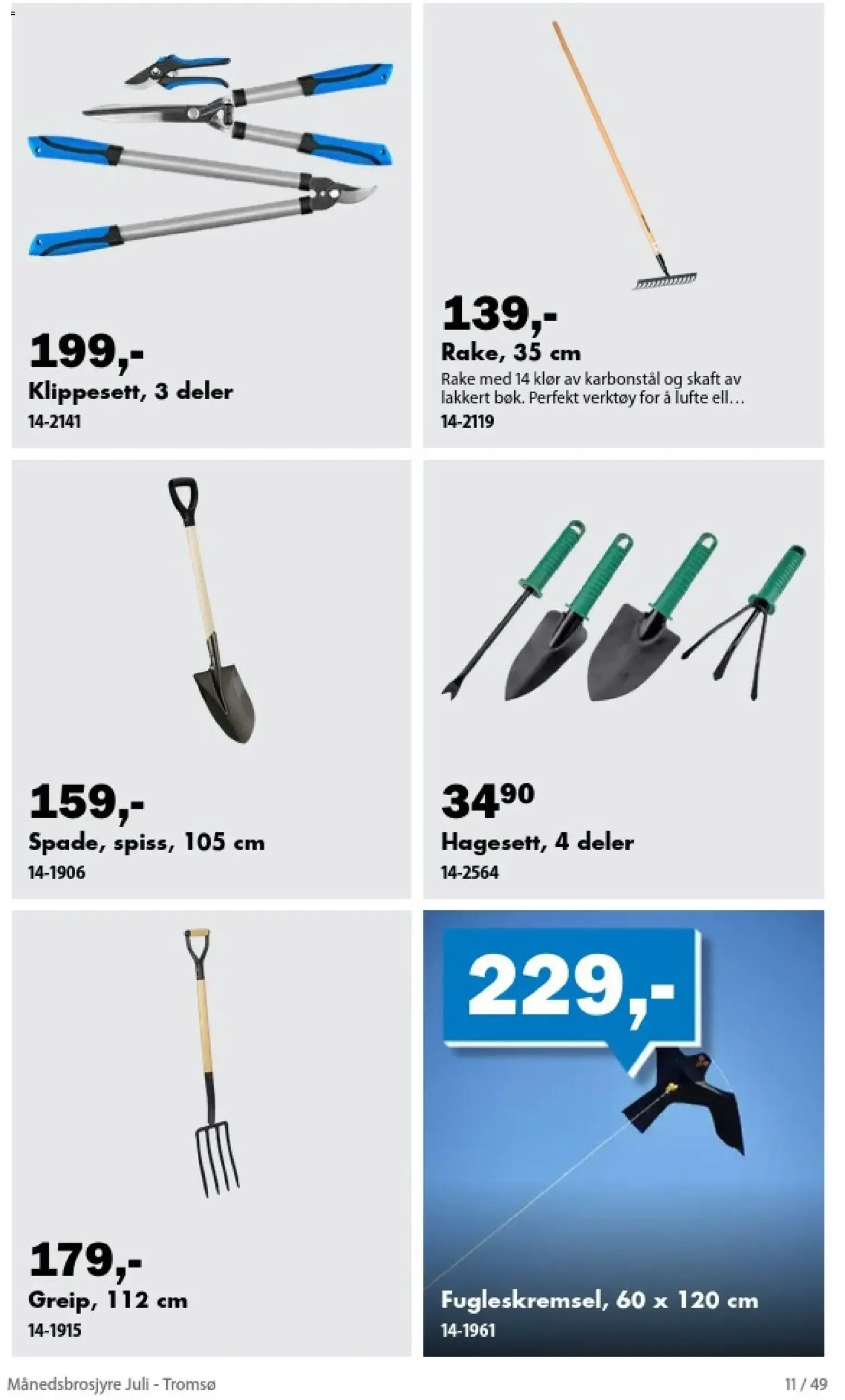 Biltema Månedsbrosjyre Juli - National (01/07/2026 - 30/07/2026) - Kundeavis og tilbud fra 1. juli til 30. juli 2026 - kundeavisside 11