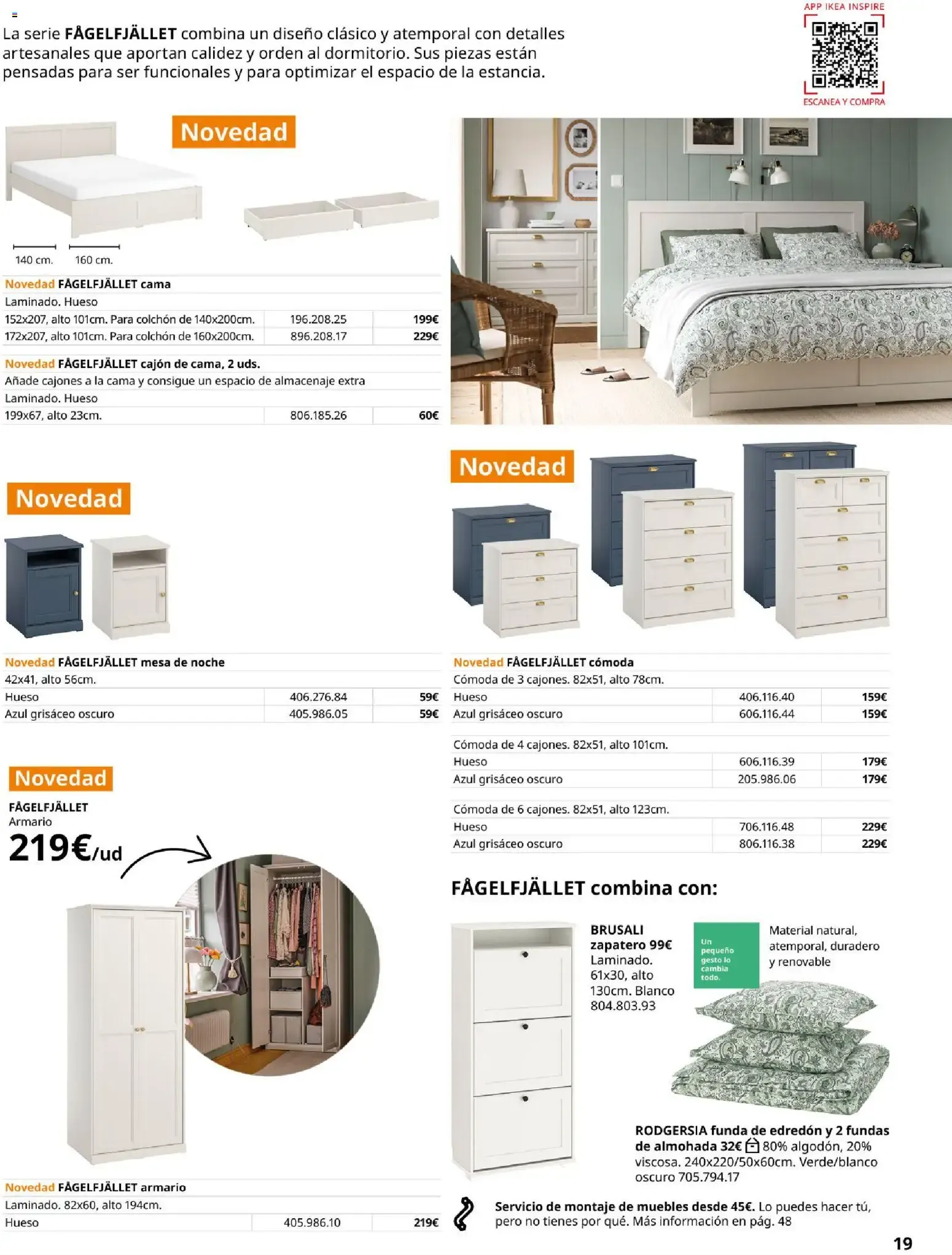 Catálogo de IKEA - Guía de Compra Muebles para el Dormitorio 1 de septiembre al 31 de enero 2027 - Página 19