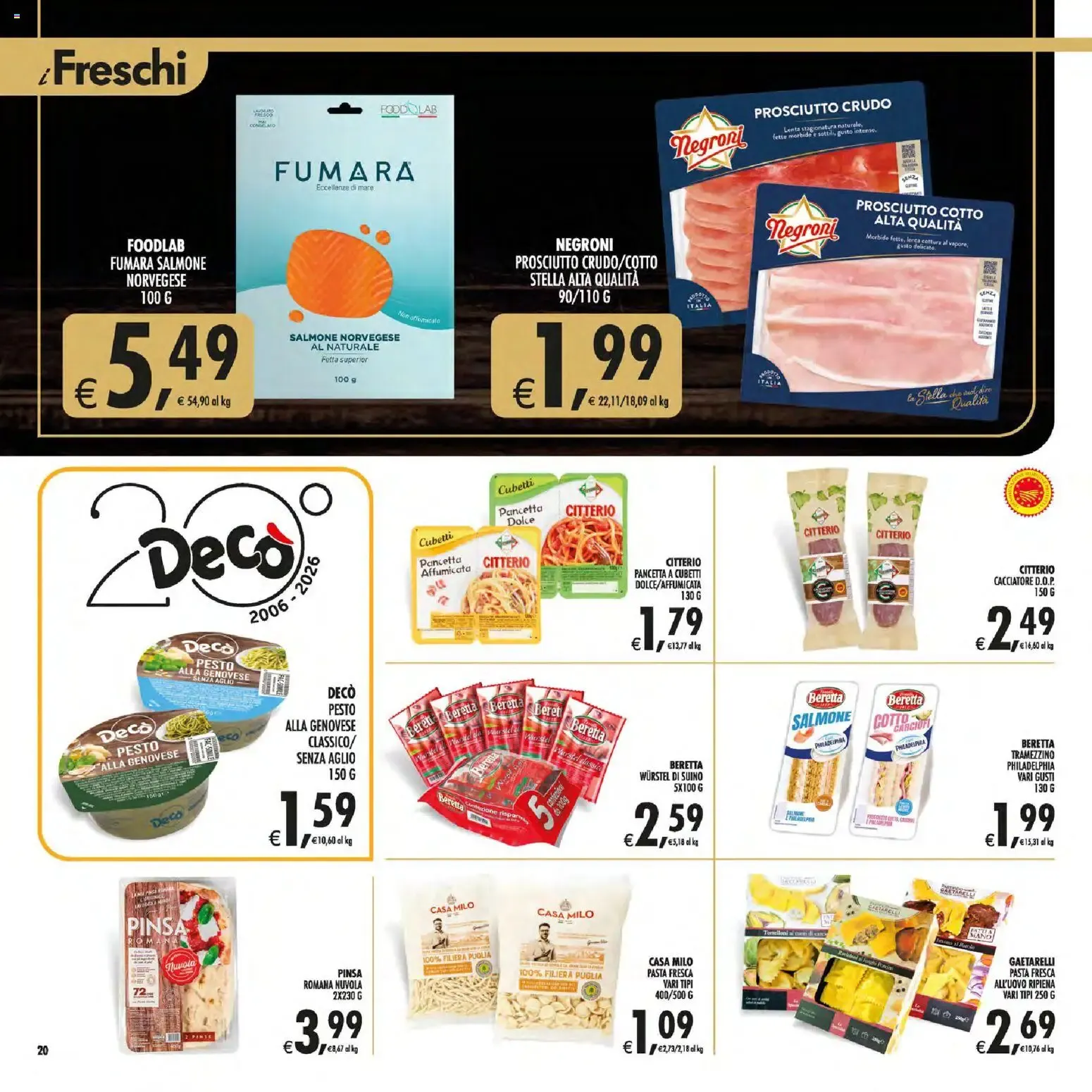 Nuovo Decò volantino Gourmet Sicilia dal 30/06/2026 > offerte anteprima 🛍️ da 30 giugno a 9 luglio di 2026 - Pagina del volantino 20