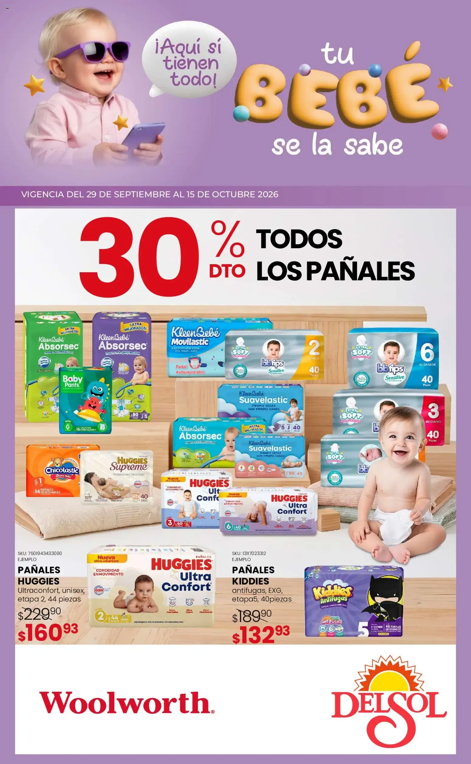 Catálogo de Del Sol y Woolworth catálogo (29/09/2026 - 15/10/2026) - catálogo en línea 29 de septiembre al 15 de octubre 2026 - Pagina 1