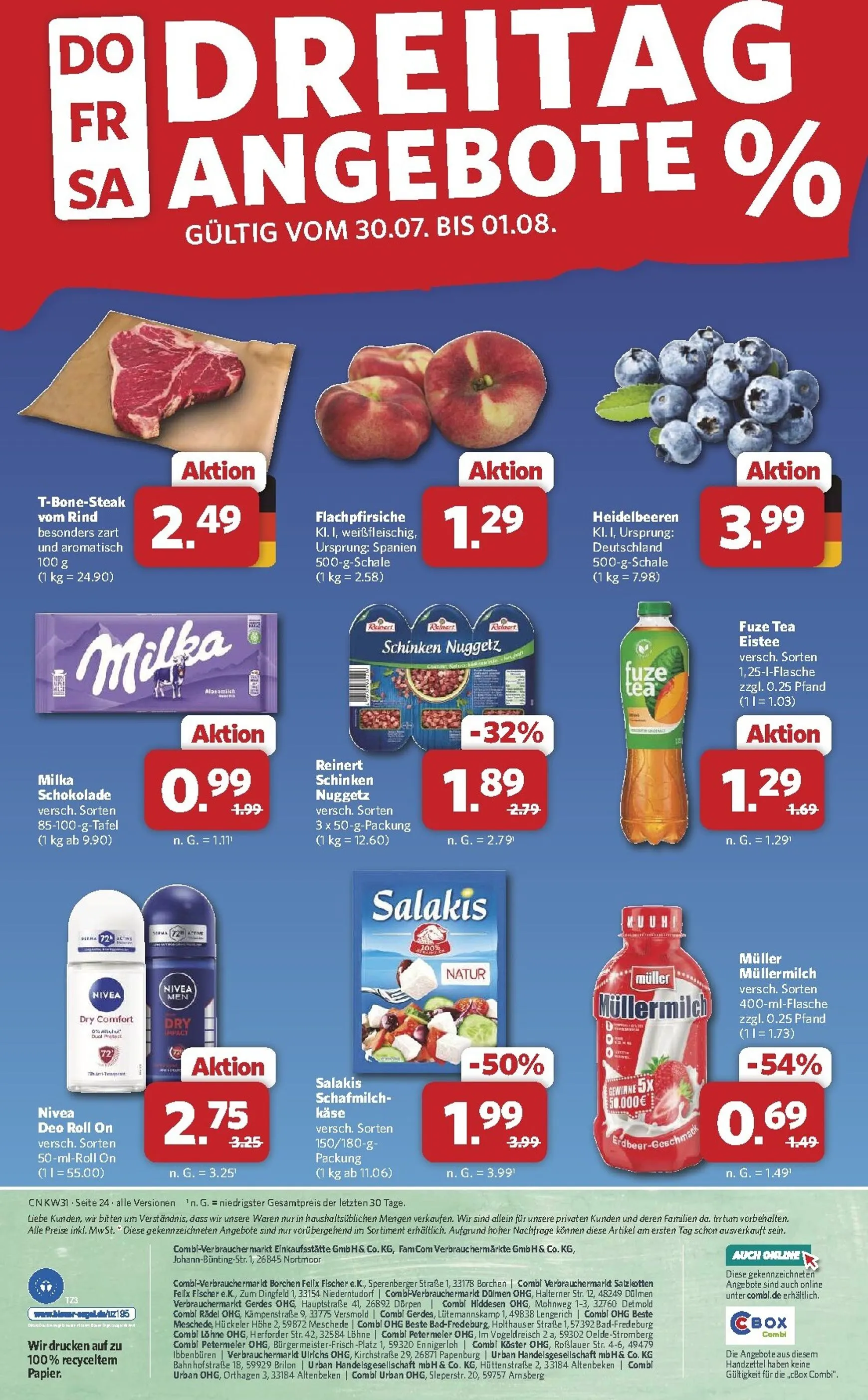Combi Prospekt – von Montag 27.07.2026 bis Samstag 01.08.2026 von 27. Juli bis 1. August 2026 - Prospekt seite 26