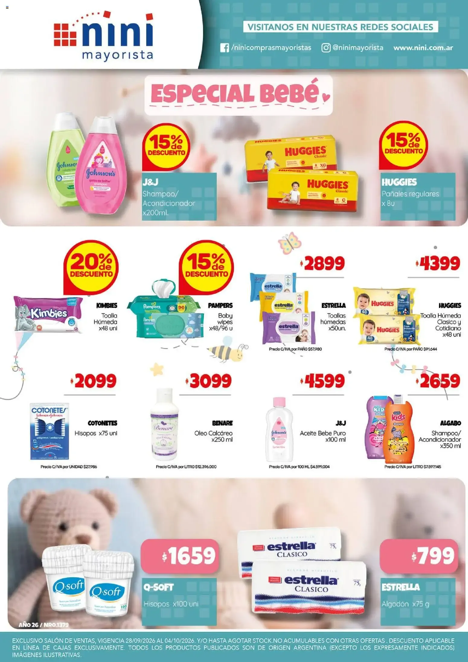Ofertas de NINI Mayorista catálogo del 28/09/2026 - 04/10/2026 28 de septiembre al 4 de octubre 2026 - Página 6 del catálogo