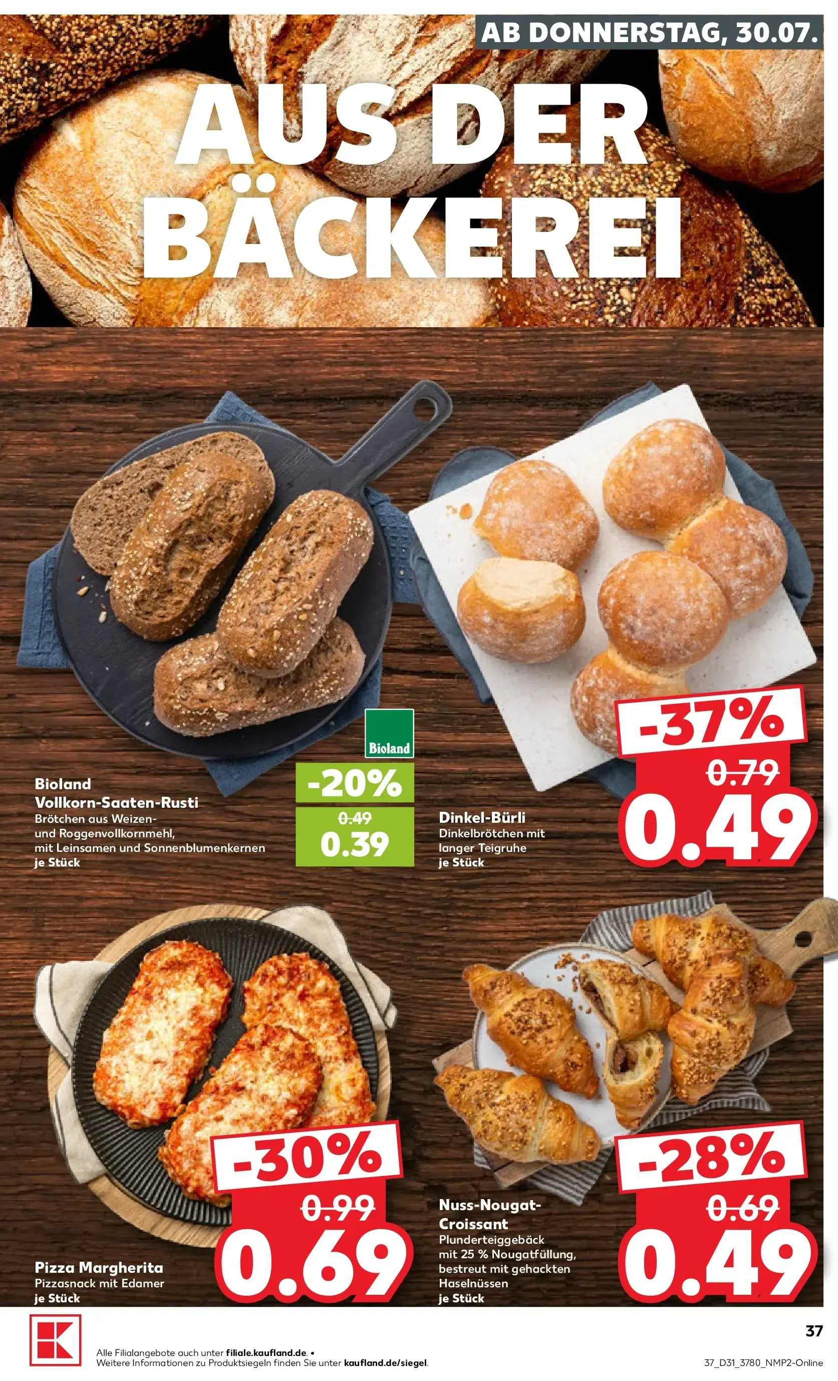 Prospekt Kaufland ab 30.07.2026 » Angebote Online zum Blättern von 30. Juli bis 5. August 2026 - Prospekt seite 37