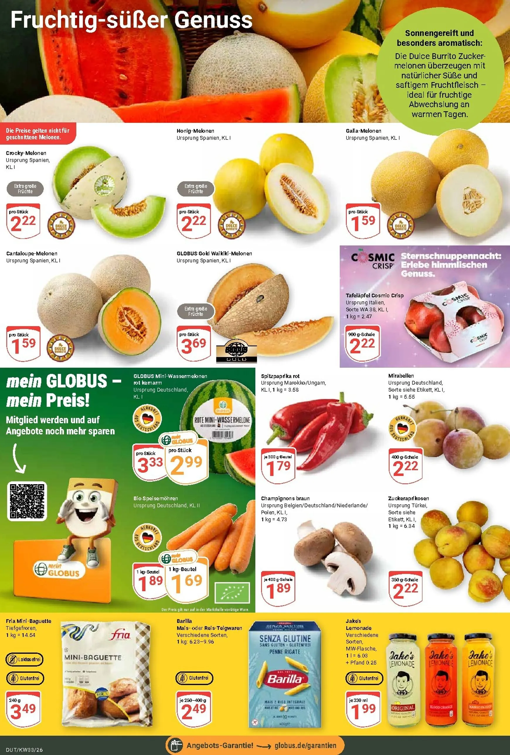 Globus - Dutenhofen Prospekt nächste Woche – von Montag 10.08.2026 bis Samstag 15.08.2026 von 10. August bis 15. August 2026 - Prospekt seite 9