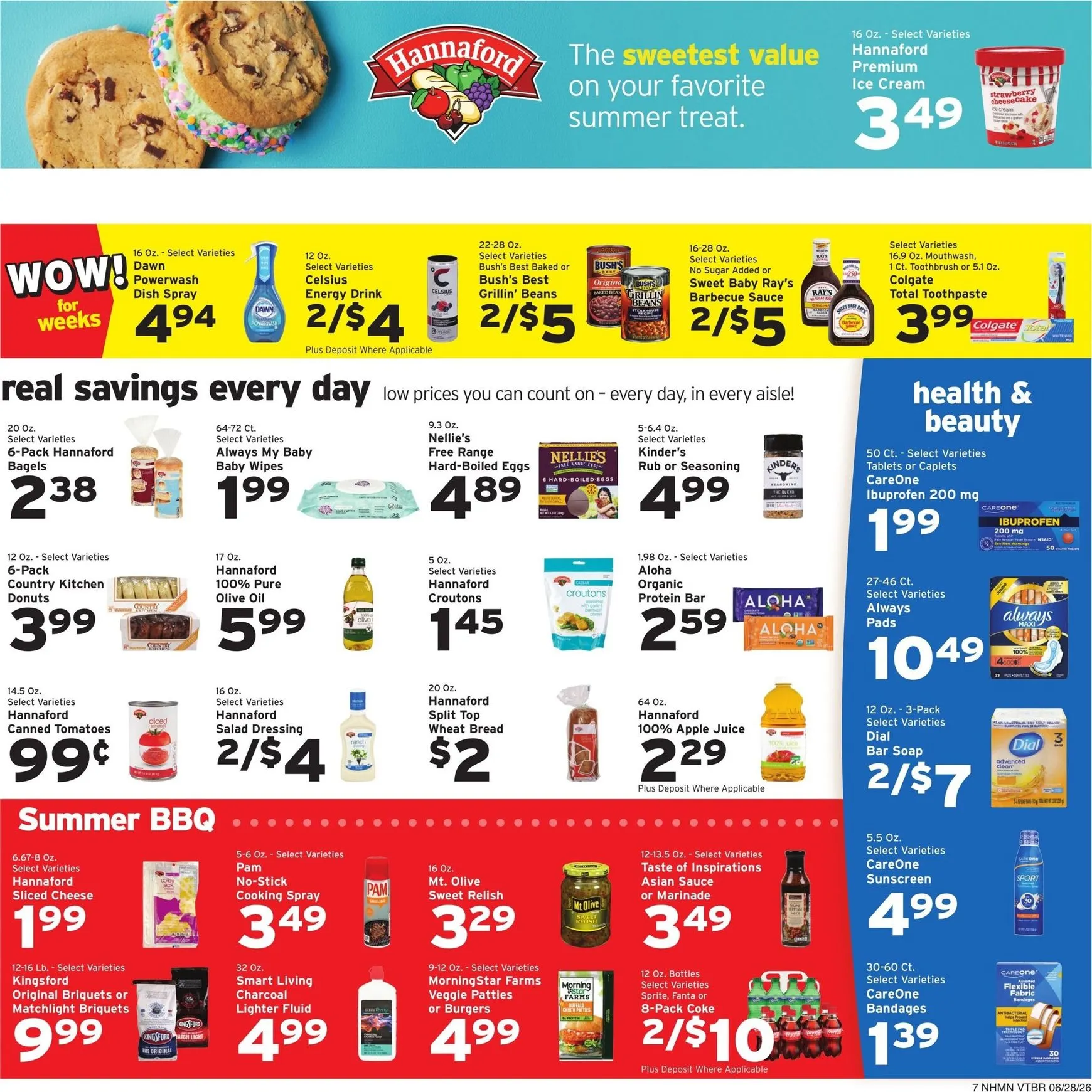 Weekly ad Hannaford Happy 4th of July! from June 28 to July 4 2026 - Page 7