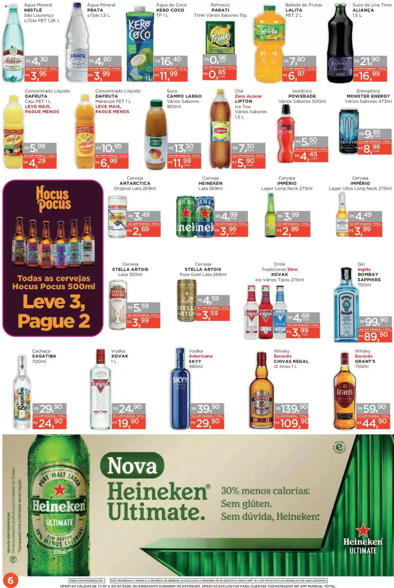 Encarte de Encarte Supermercados Mundial 17 de julho até 30 de julho 2026 - Pagina 6