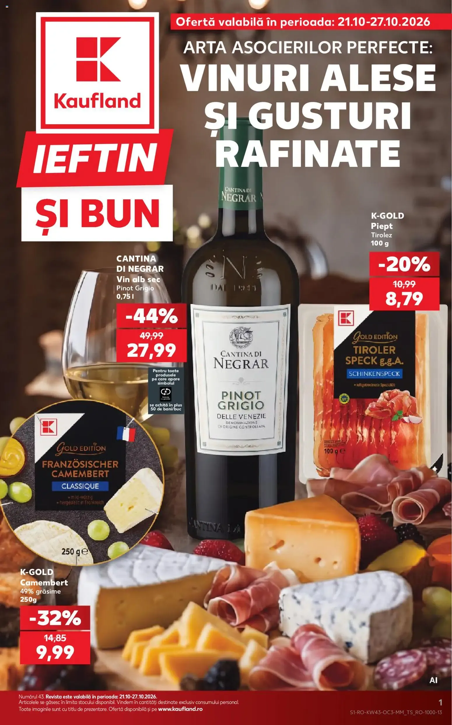 Catalog Kaufland Catalog Tematic 21.10.2026 - Revista si Oferta de la 21 octombrie până la 27 octombrie 2026 - Revista Pagina 1