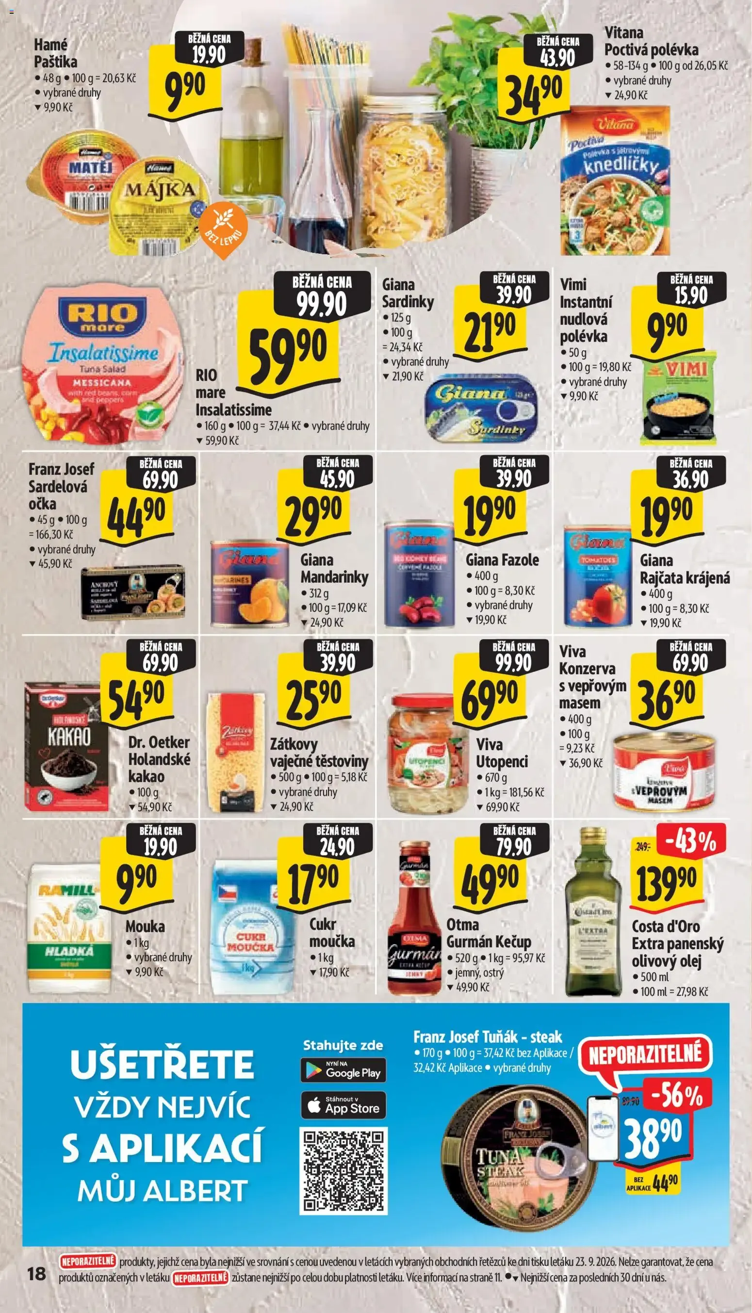 Albert leták - Hypermarket od 30.09.2026 - Akční leták - 30. září 6. října 2026 - Page 26
