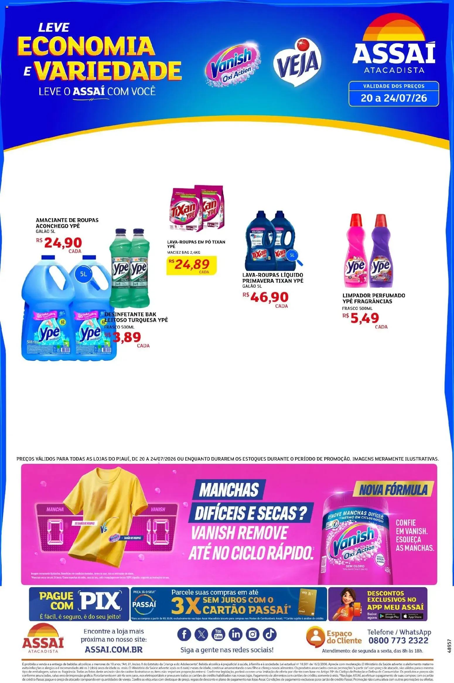 Assaí Atacadista: Leve Economia e Variedade - Ofertas de Limpeza
