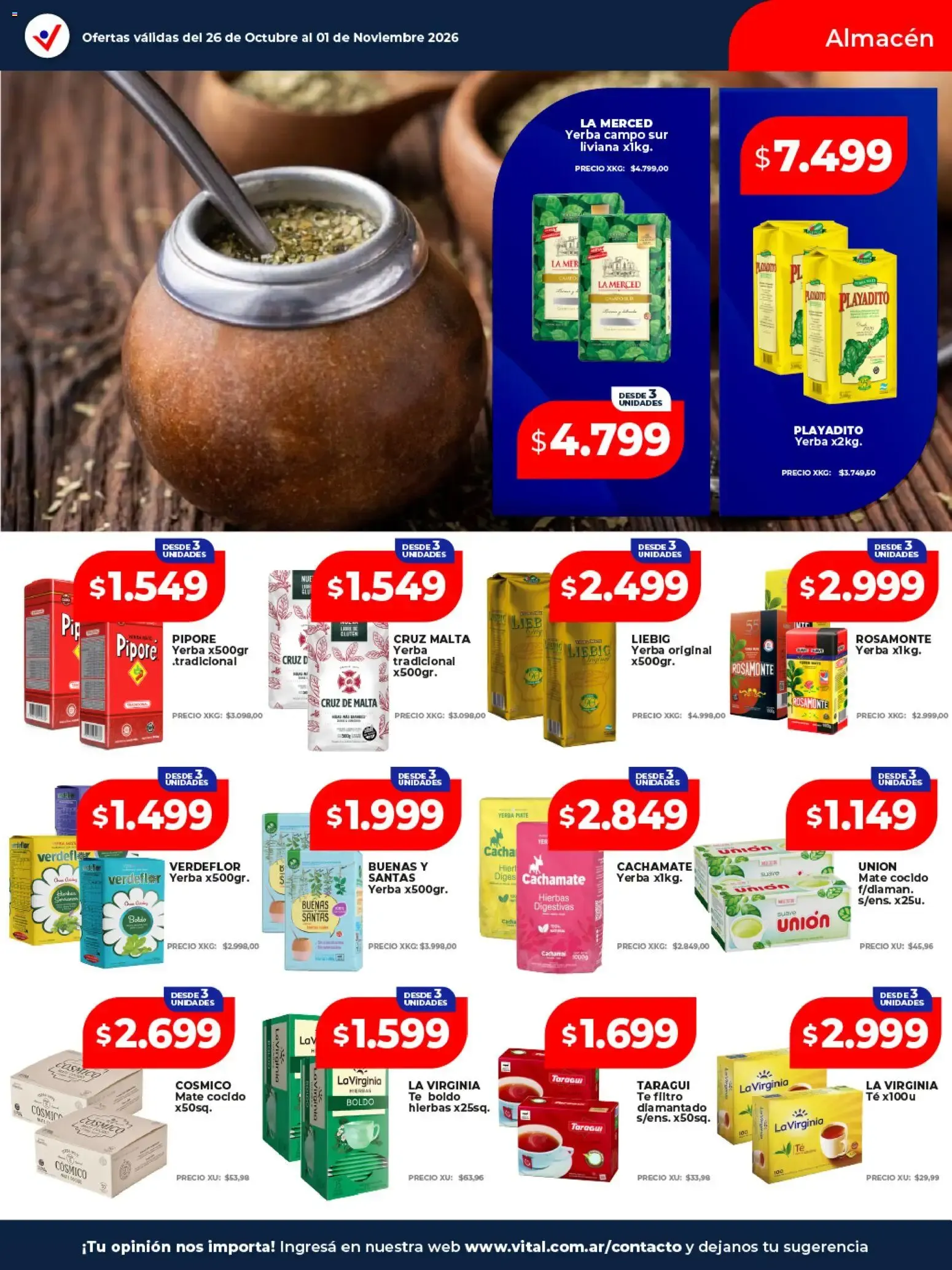 Ofertas de Vital - Ofertas || del 26/10/2026 - 01/11/2026 || Catálogo 26 de octubre al 1 de noviembre 2026 - Página 21 del catálogo