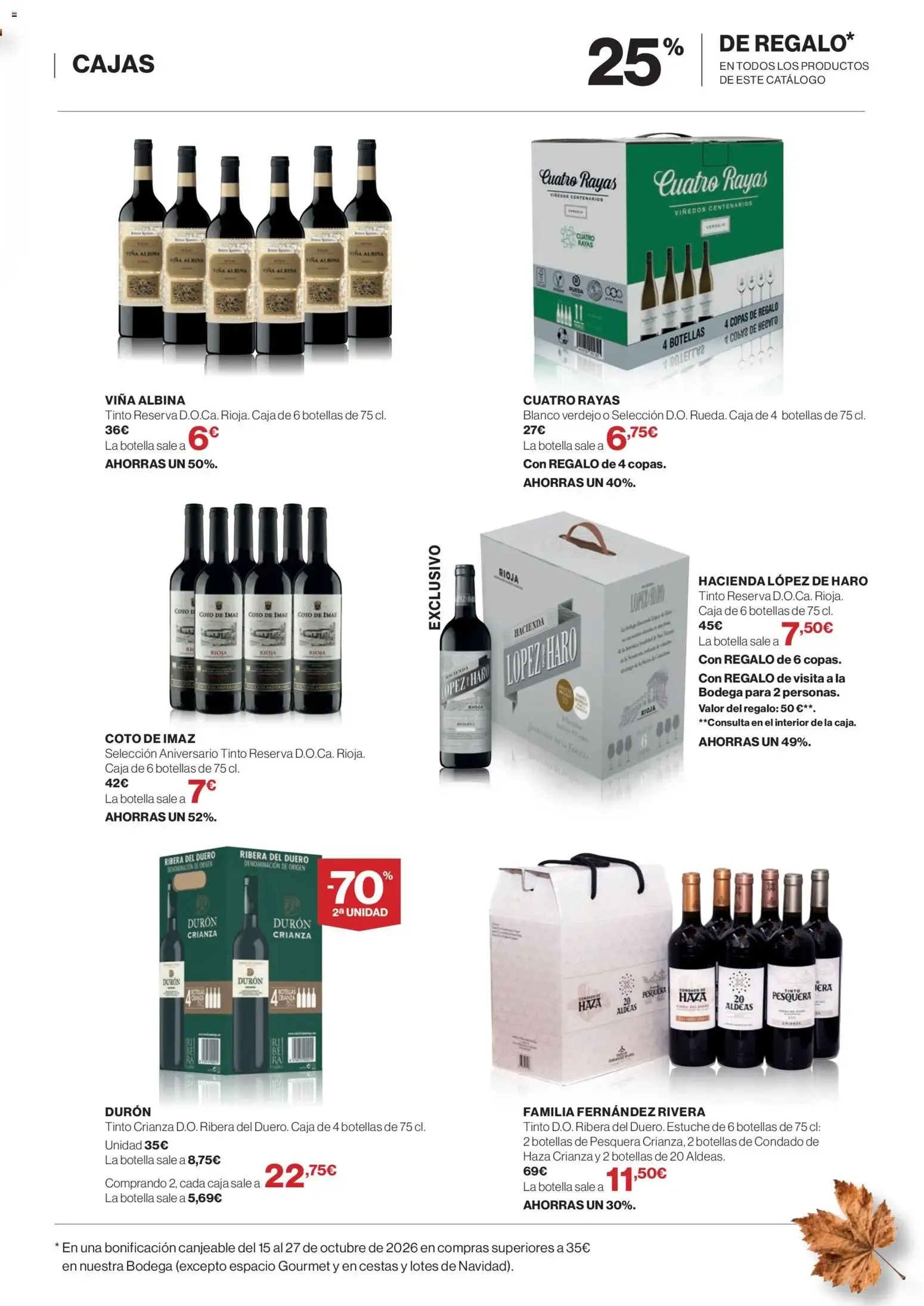 Catálogo de El Corte Inglés Bodega 01/10/2026 │Catálogo 1 de octubre al 14 de octubre 2026 - Página 3