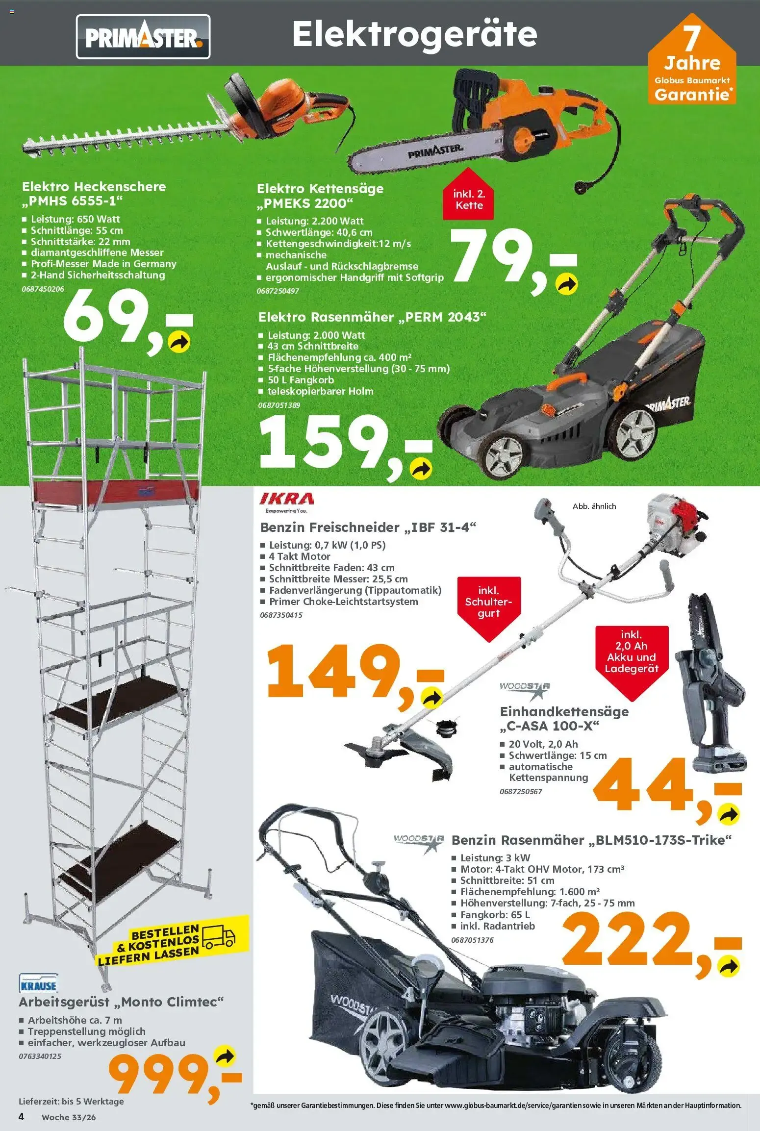 Globus Baumarkt Prospekt (ab 10.08.2026) zum Blättern von 10. August bis 15. August 2026 - Prospekt seite 4