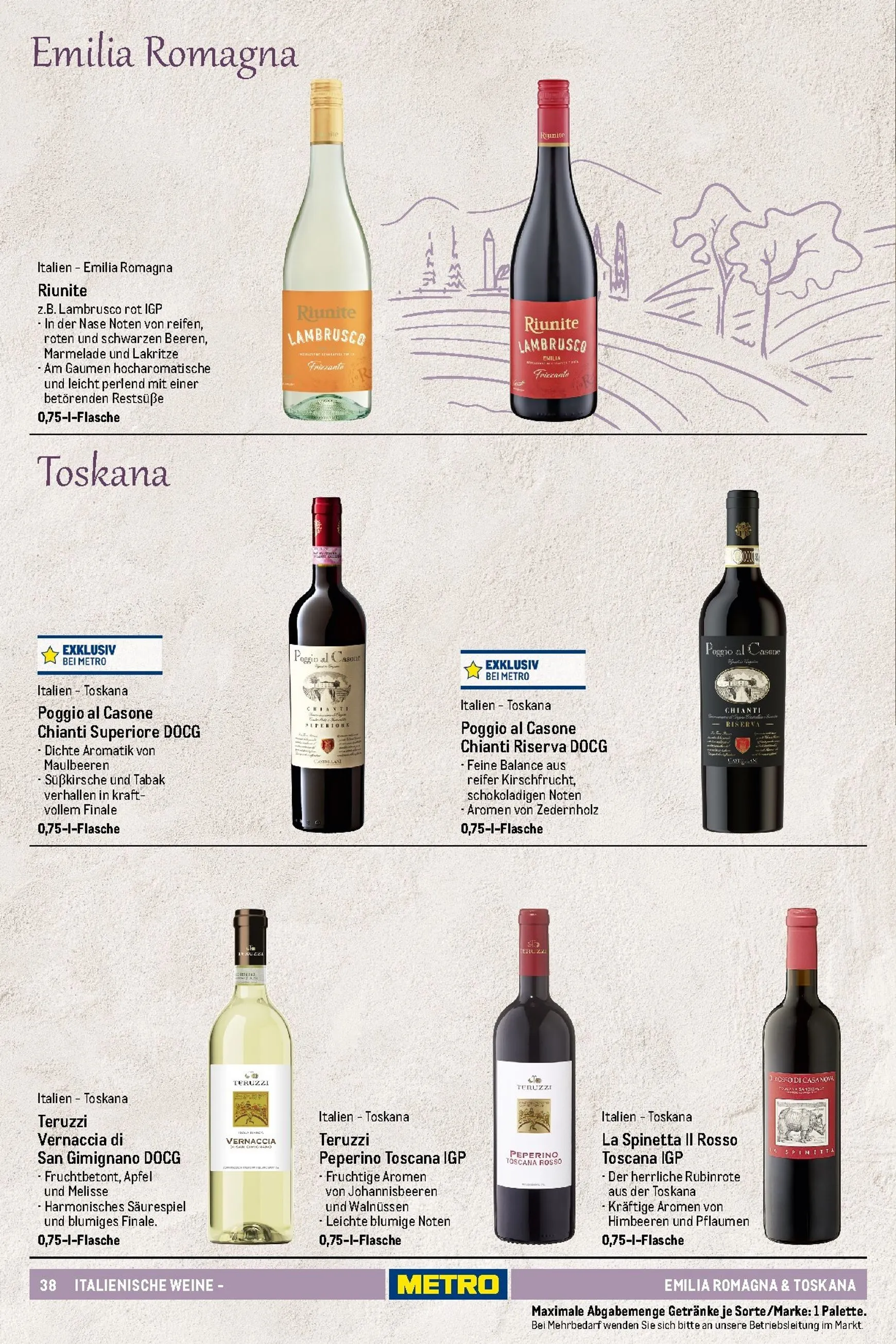 Sortimentskatalog Wein und Sekt für die perfekte Weinkarte von 1. November bis 30. September 2026 - Prospekt seite 39