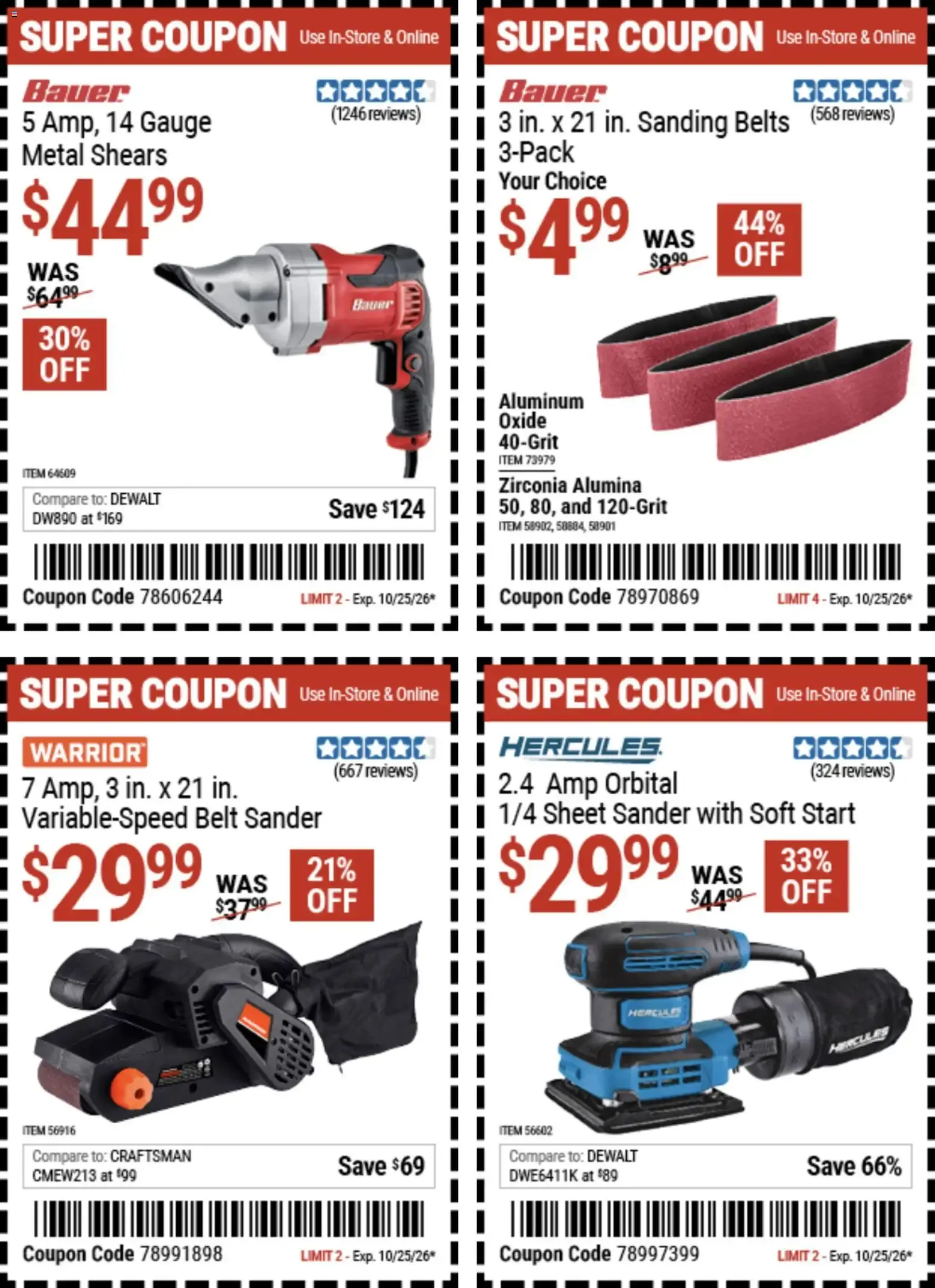 Weekly ad Harbor Freight Weekly Ad (10/12 - 10/25 2026) - Flyer from October 12 to October 25 2026 - Page 12