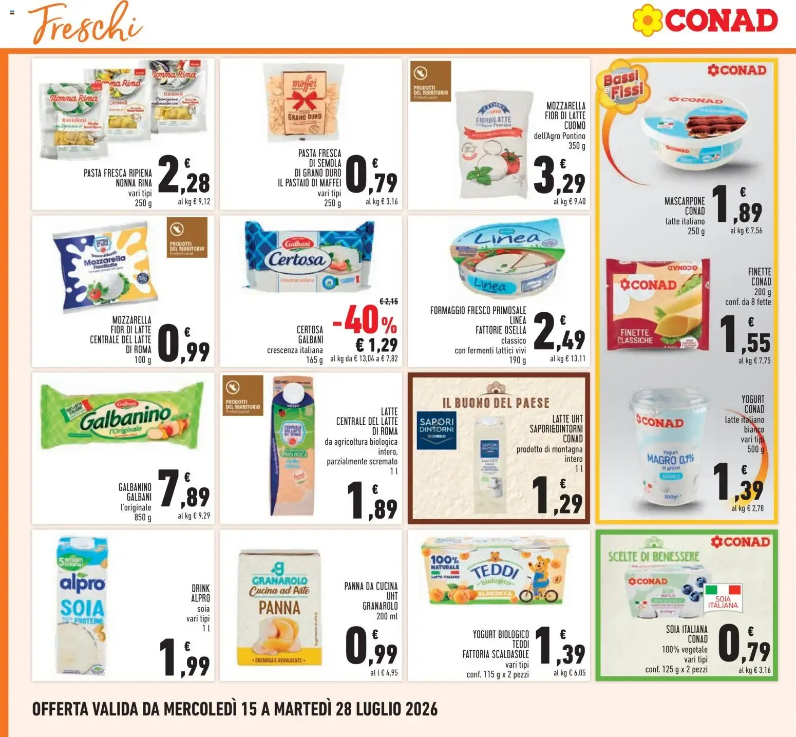 Volantino Conad dal 15/07/2026 > Anteprima da 15 luglio a 28 luglio di 2026 - Pagina del volantino 14