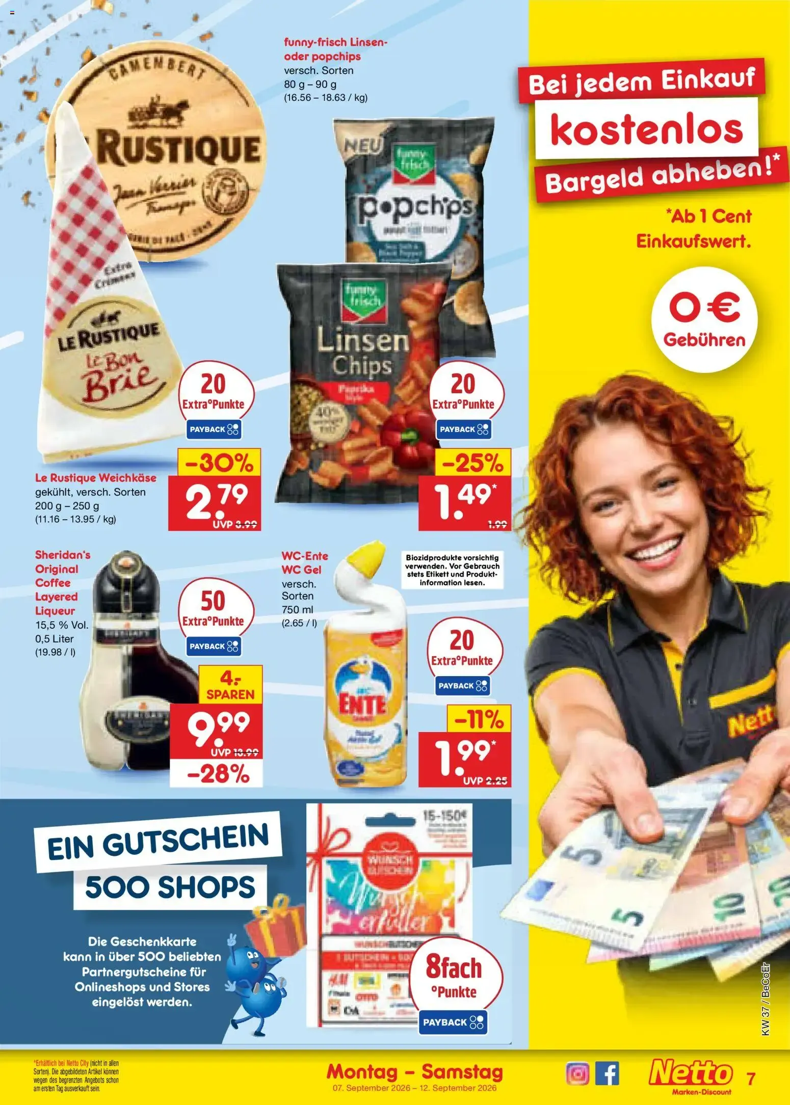 Netto Marken-Discount Prospekt (ab 07.09.2026) » Angebote von 7. September bis 12. September 2026 - Prospekt seite 11