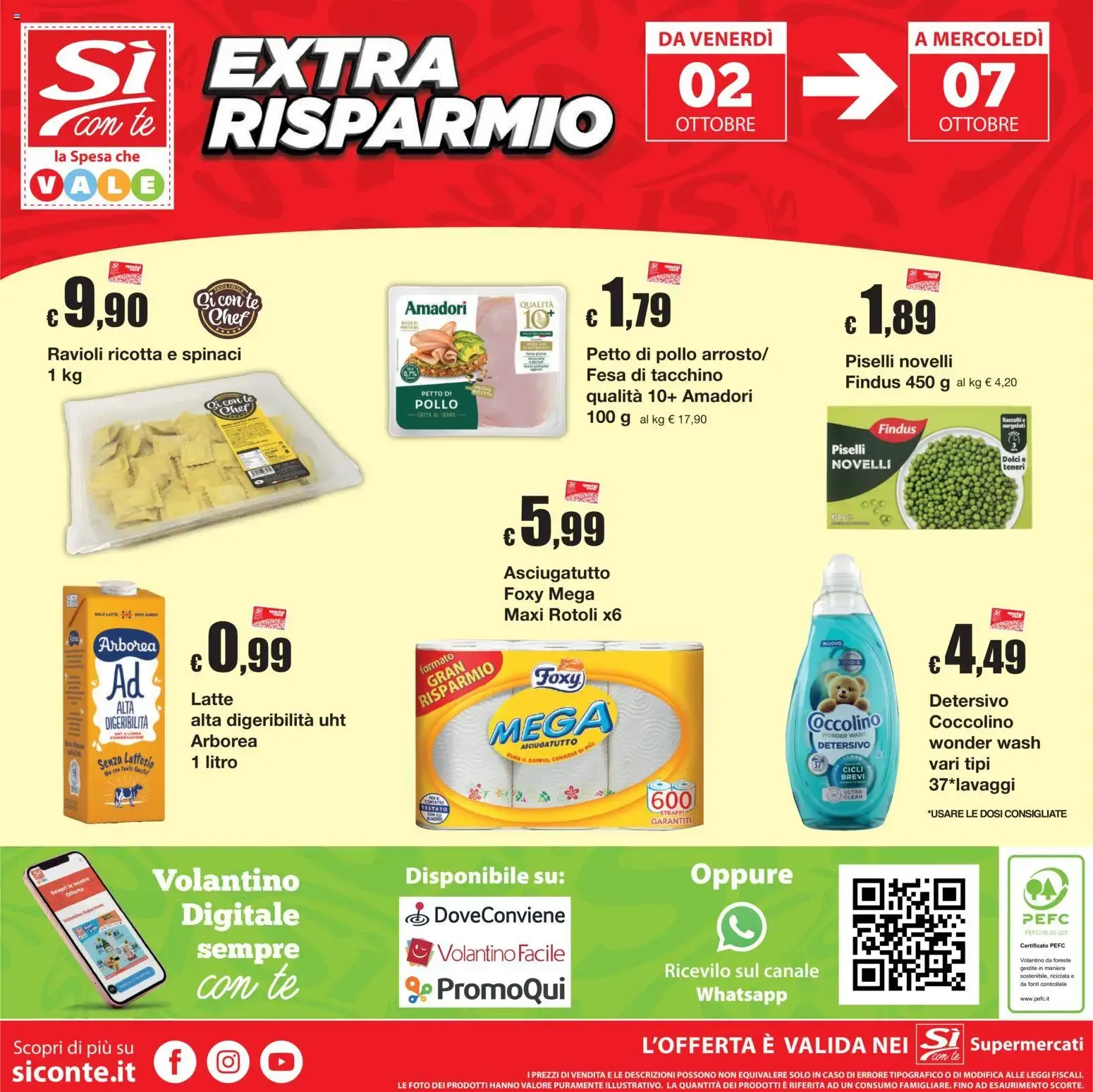 Sì con Te volantino dal 24/09/2026 - online Offerte da 24 settembre a 7 ottobre di 2026 - Pagina del volantino 20