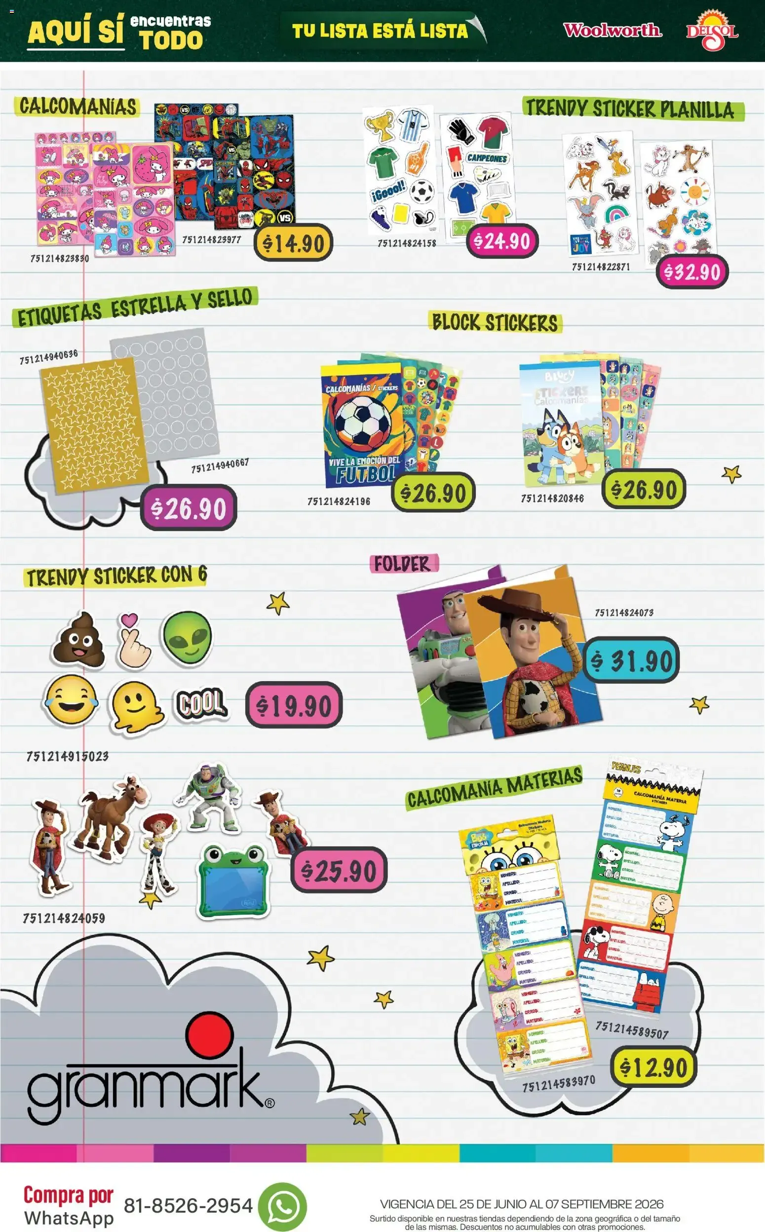Catálogo de Del Sol y Woolworth catálogo Back To School (25/06/2026 - 07/09/2026) - catálogo en línea 25 de junio al 7 de septiembre 2026 - Pagina 5