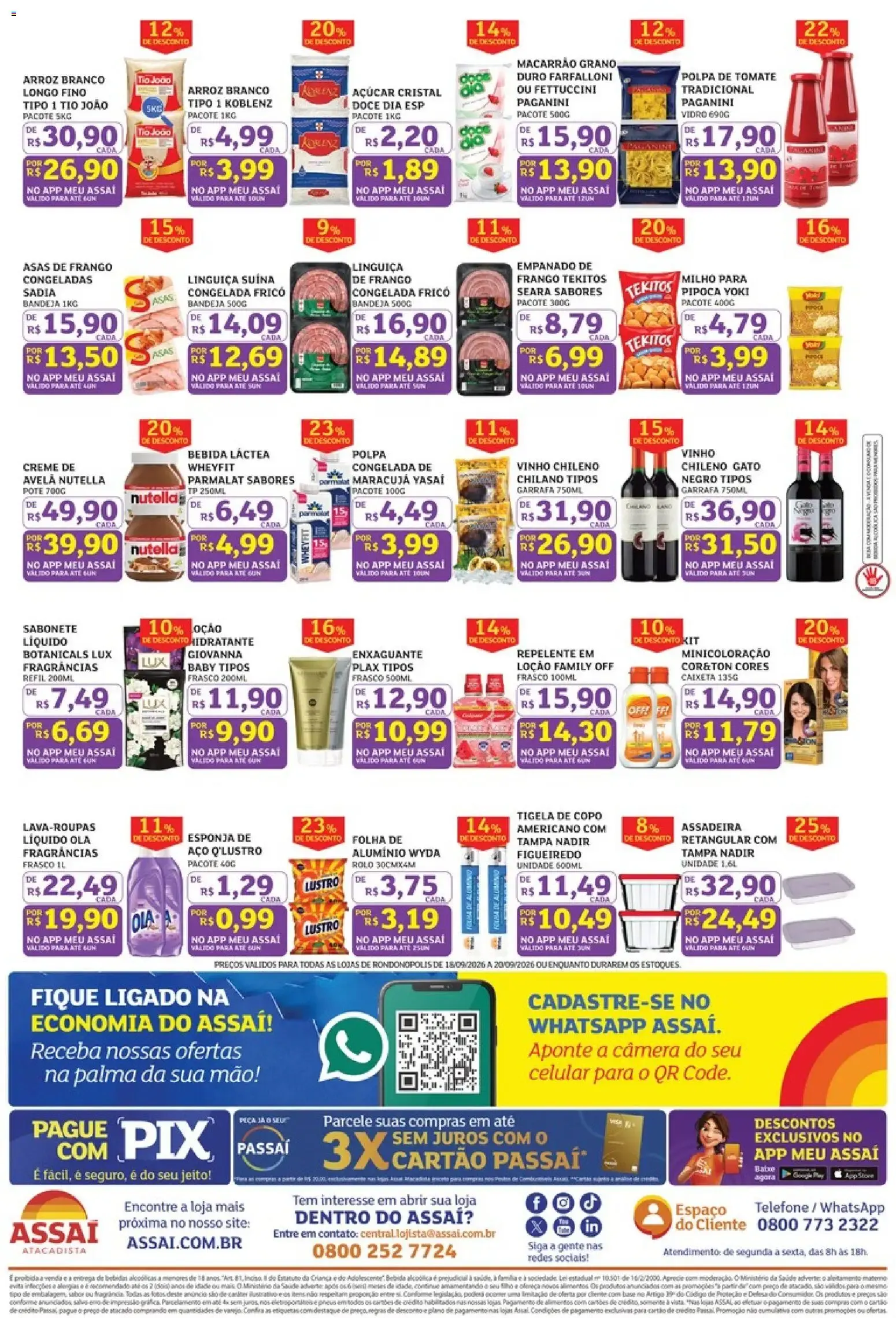 Encarte de Assaí Atacadista: Leva o Assaí com Você 18 de setembro até 20 de setembro 2026 - Pagina 4