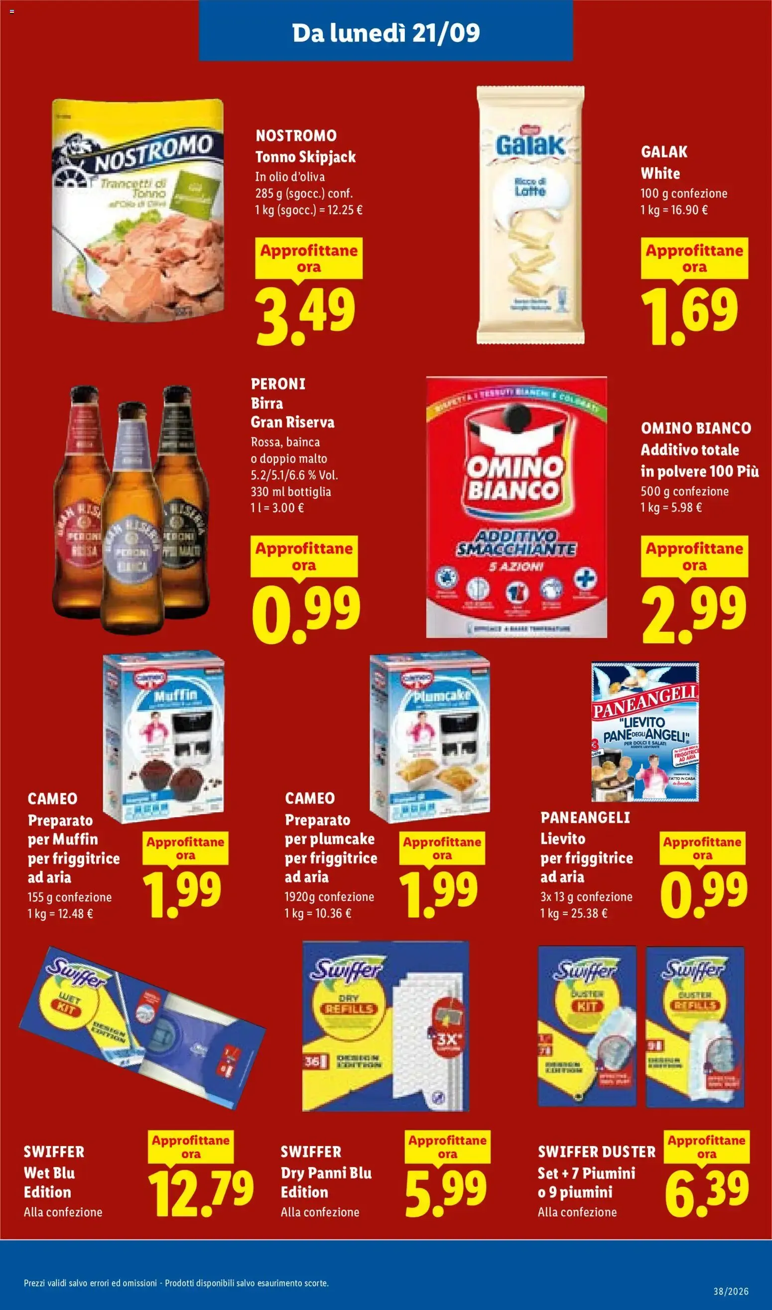 Lidl XXL Grande formato, grande convenienza y Mega Offerte da 17 settembre a 23 settembre di 2026 - Pagina del volantino 41