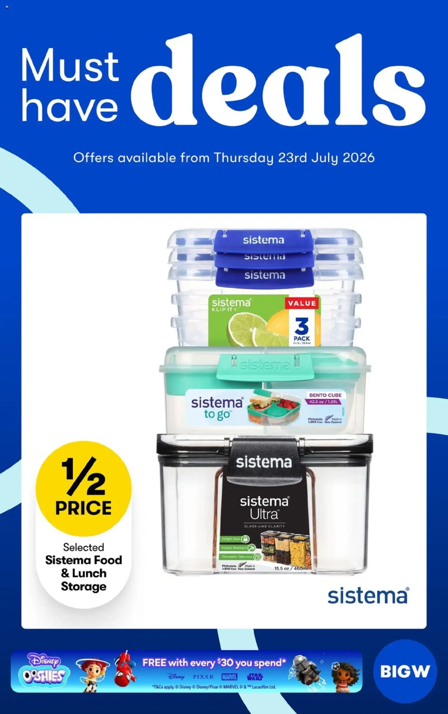 Must have deals - Catalogue valid from 23 July to 6 August 2026 - page 1