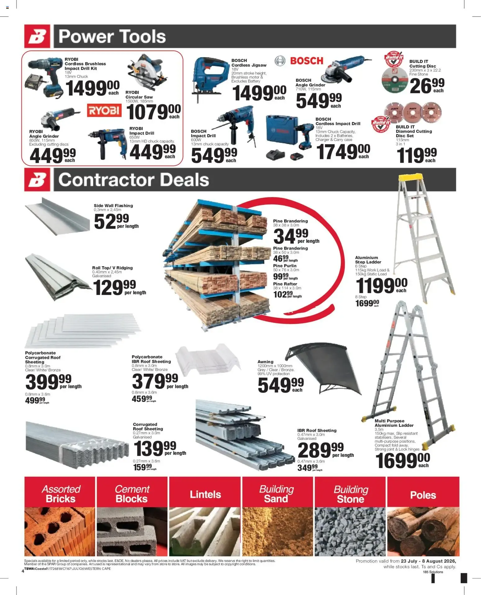 Build It Western Cape - Specials (23/07/2026 - 08/08/2026) Online from 23 July to 8 August 2026 - Catalogue Page 4