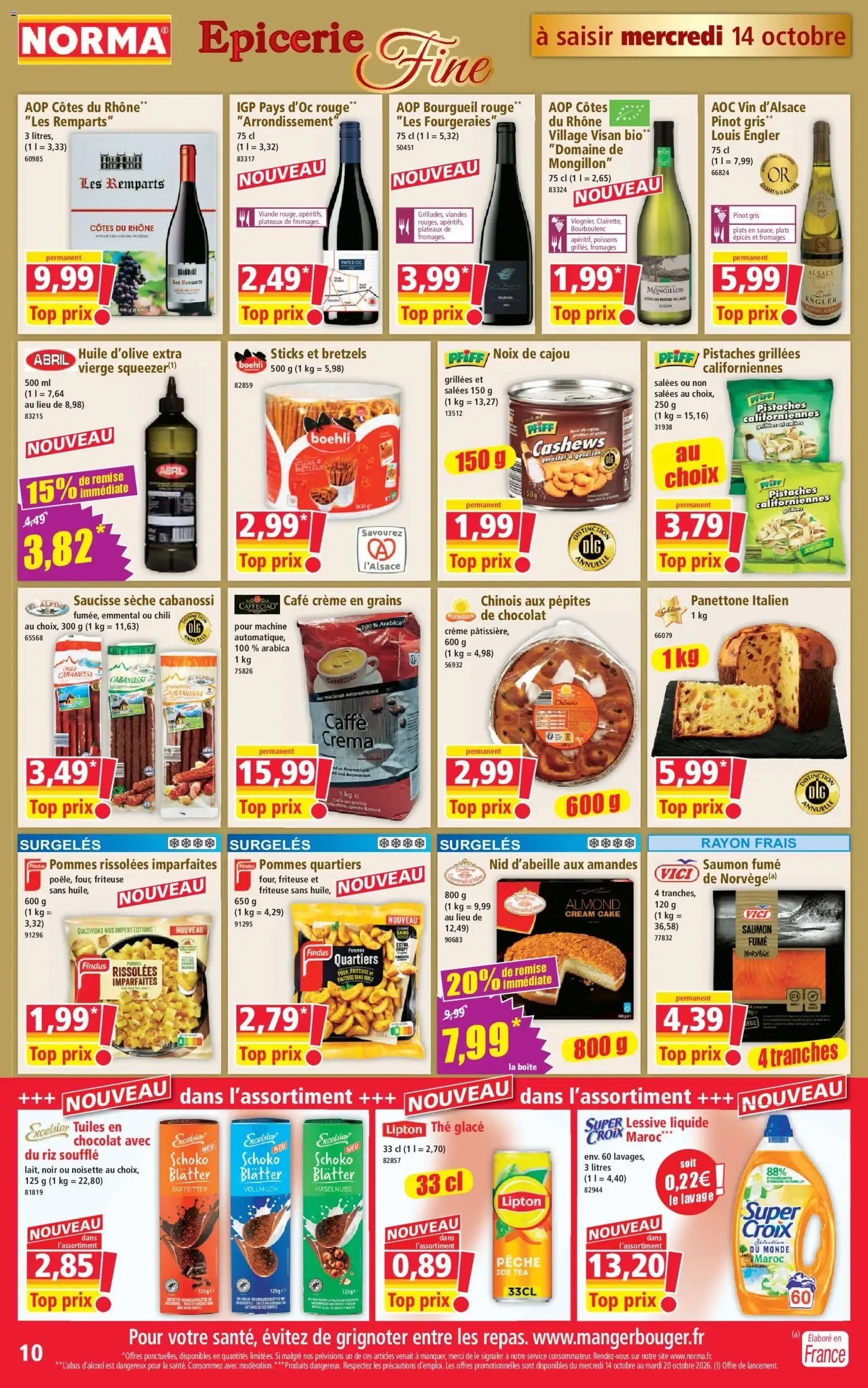 Norma Votre Discounter Régional du 14 octobre au 20 octobre 2026 - Catalogue page 10