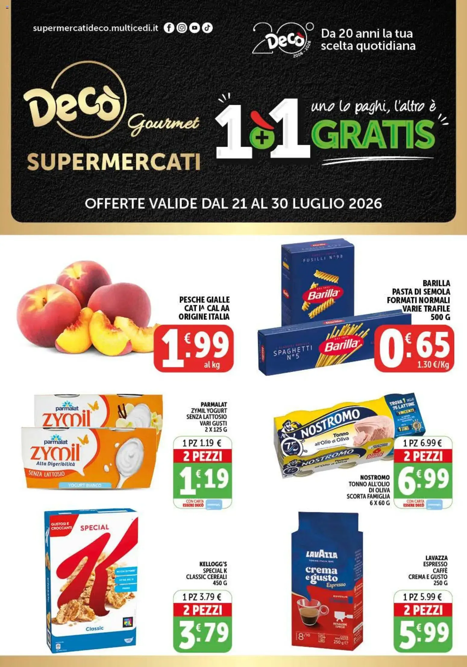 Nuovo Decò volantino Gourmet dal 21/07/2026 > offerte anteprima 🛍️ da 21 luglio a 30 luglio di 2026 - Pagina del volantino 1