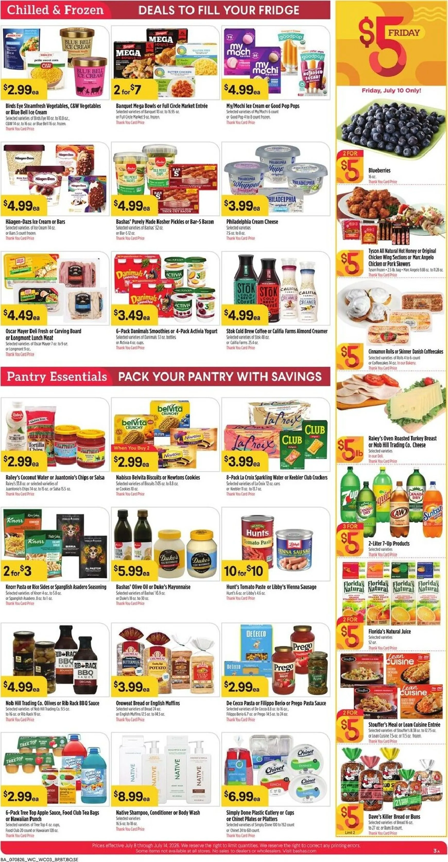 Weekly ad Current Bashas' leaflet valid from Wednesday 07/08/2026 to Tuesday 07/14/2026 from July 8 to July 14 2026 - Page 3