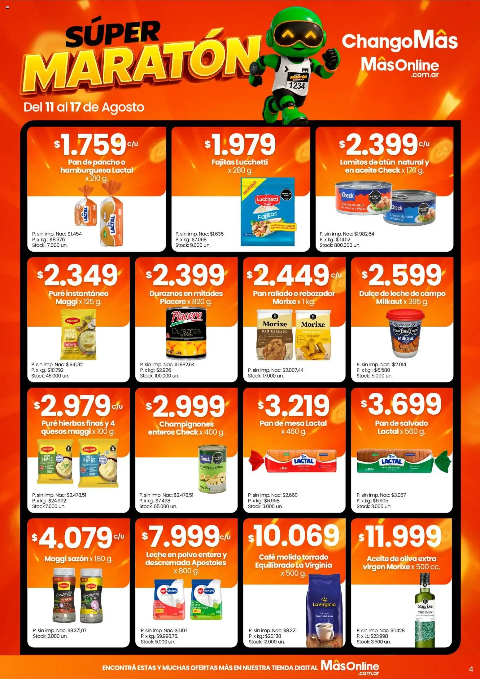 Ofertas de Súper Maratón Chango Más: Juguetería y ofertas 11 de agosto al 17 de agosto 2026 - Página 4 del catálogo