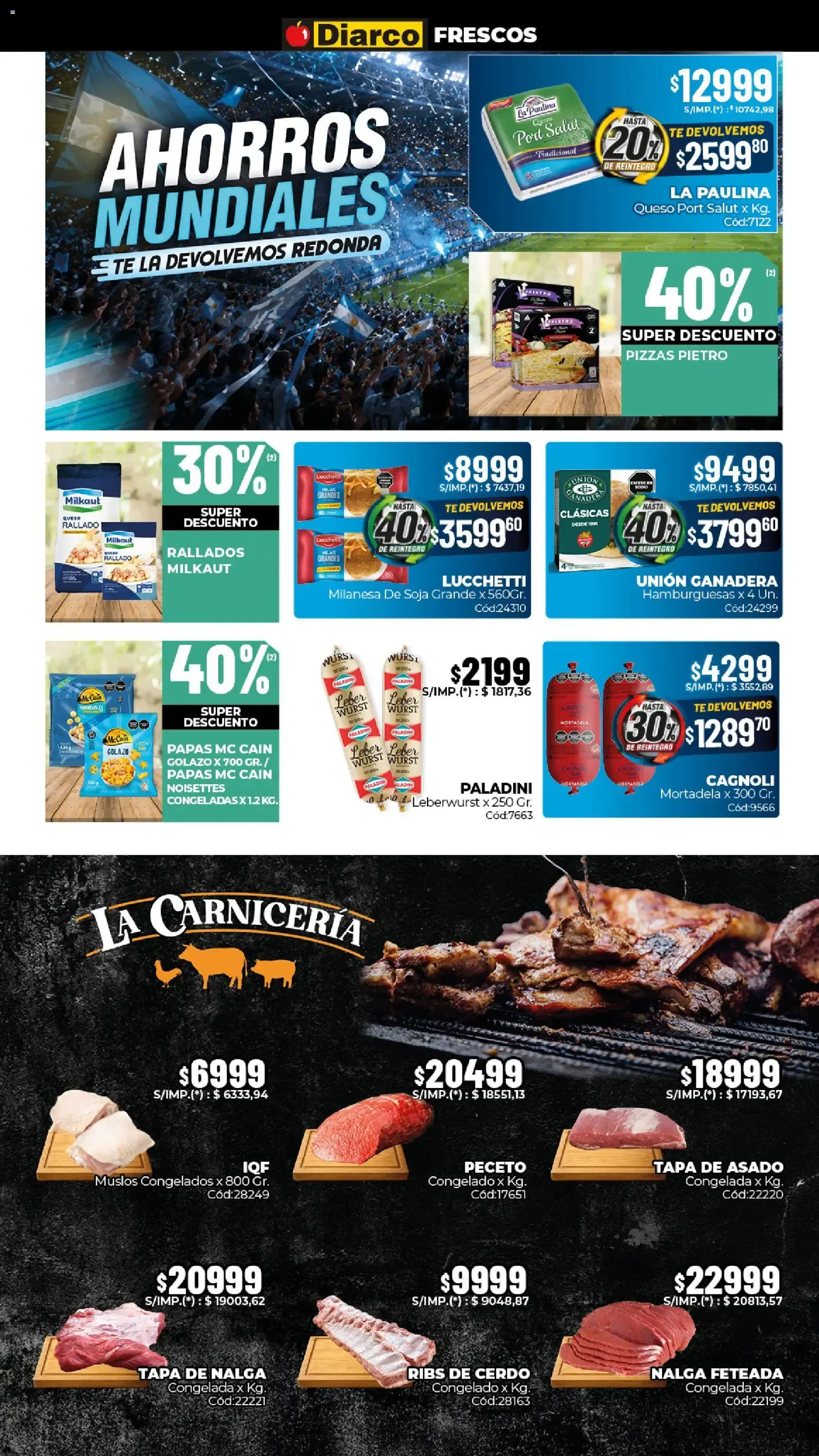 Ofertas de Diarco Ahorros Mundiales 22 de junio al 26 de junio 2026 - Página 9 del catálogo