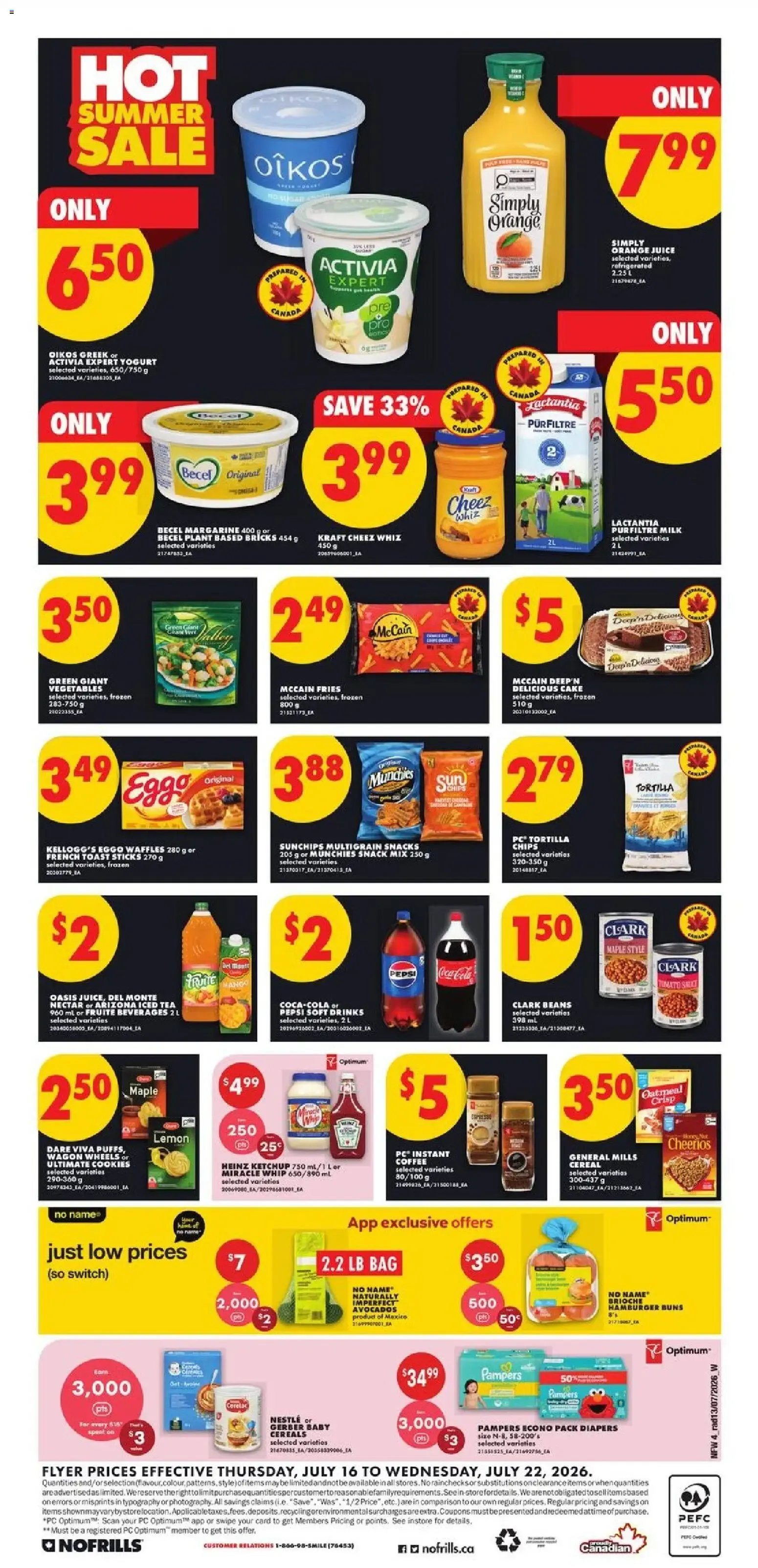 No Frills Hot Summer Sale Flyer from July 16 to July 22 2026 - flyer page 5