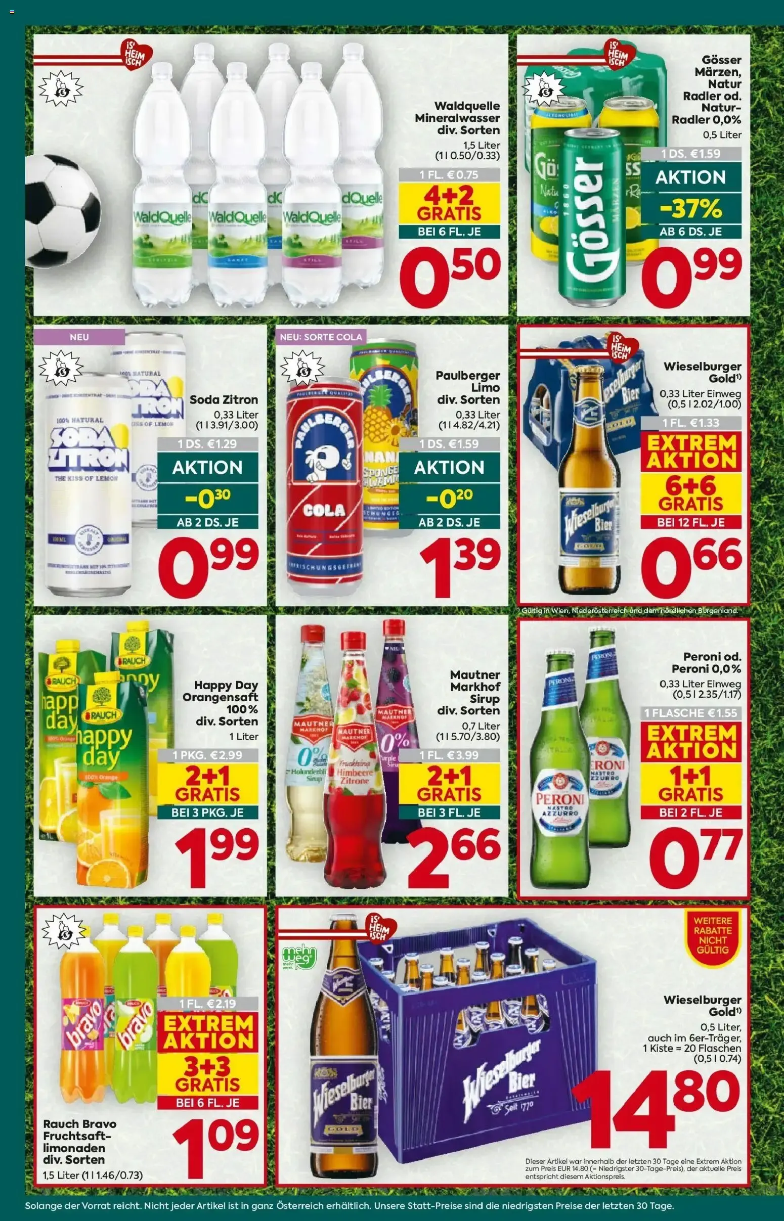 Billa Plus Flugblatt - Wien von 25.06.2026 - Aktuelle Angebote von 25. Juni bis 30. Juni 2026 - Flugblätt seite  14