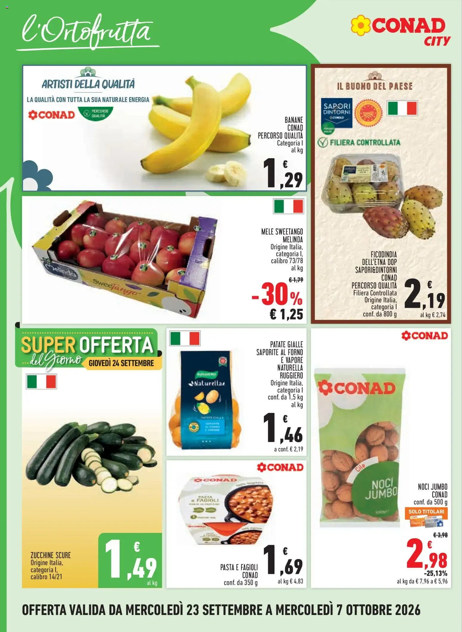 Volantino Conad City: Taglio Netto da 23 settembre a 7 ottobre di 2026 - Pagina del volantino 2