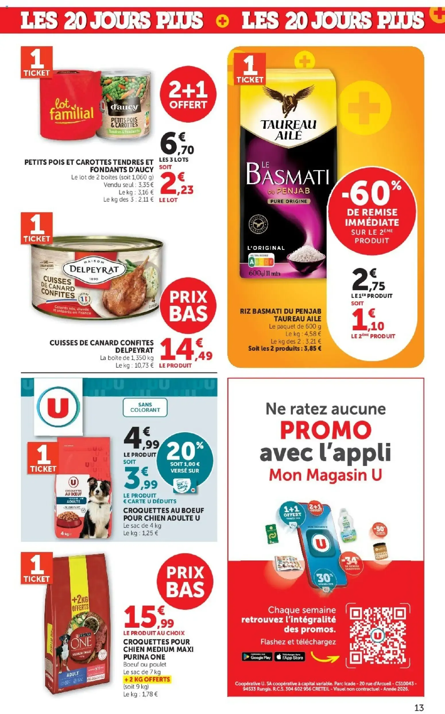 Hyper U Les 20 jours plus à partir du 29/09/2026 - promo en ligne du 29 septembre au 11 octobre 2026 - Catalogue page 13