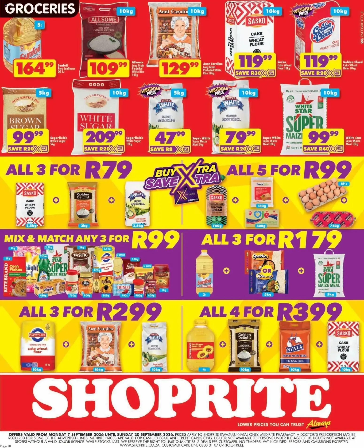 Shoprite: New Look, Same Trusted Quality & Price from 7 September to 20 September 2026 - Catalogue Page 10