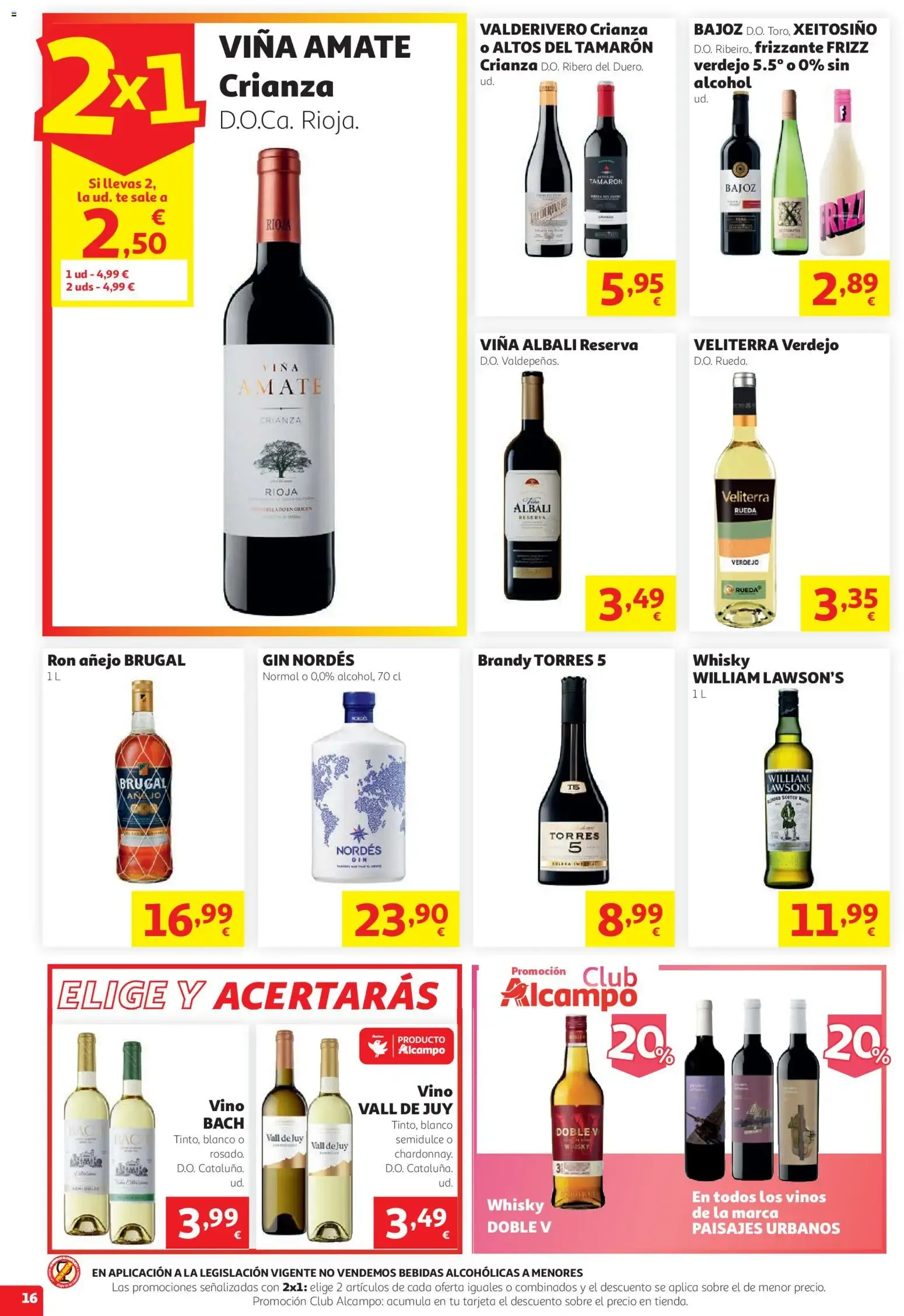 Catálogo de Alcampo: Ofertas desde 1€ y 2x1 en Renova 10 de septiembre al 23 de septiembre 2026 - Página 16