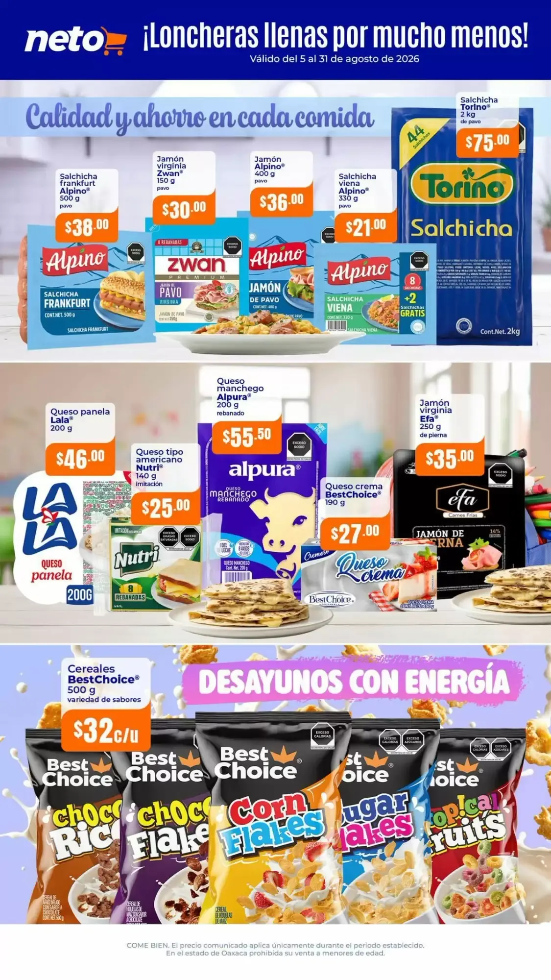 Catálogo de Neto - Back to School: Loncheras Llenas 5 de agosto al 31 de agosto 2026 - Pagina 3