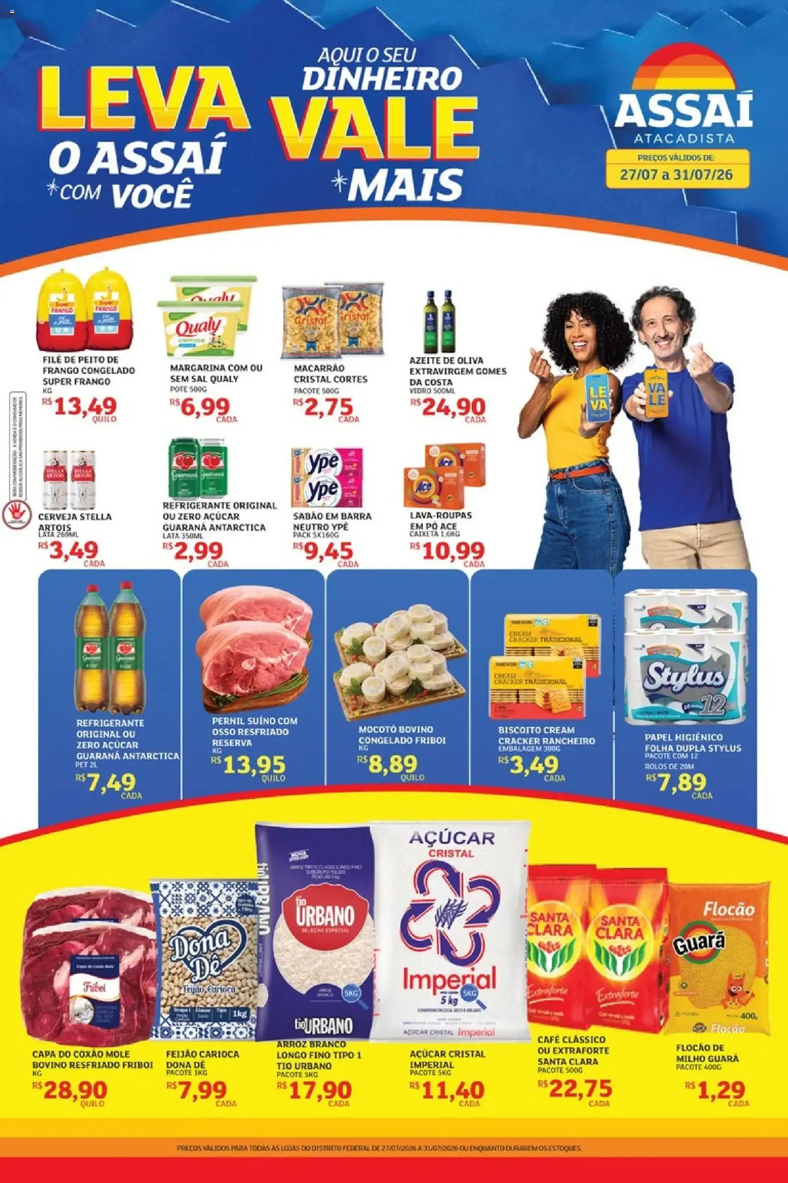 Encarte de Assaí Atacadista - Ofertas DF 27 de julho até 31 de julho 2026 - Pagina 1
