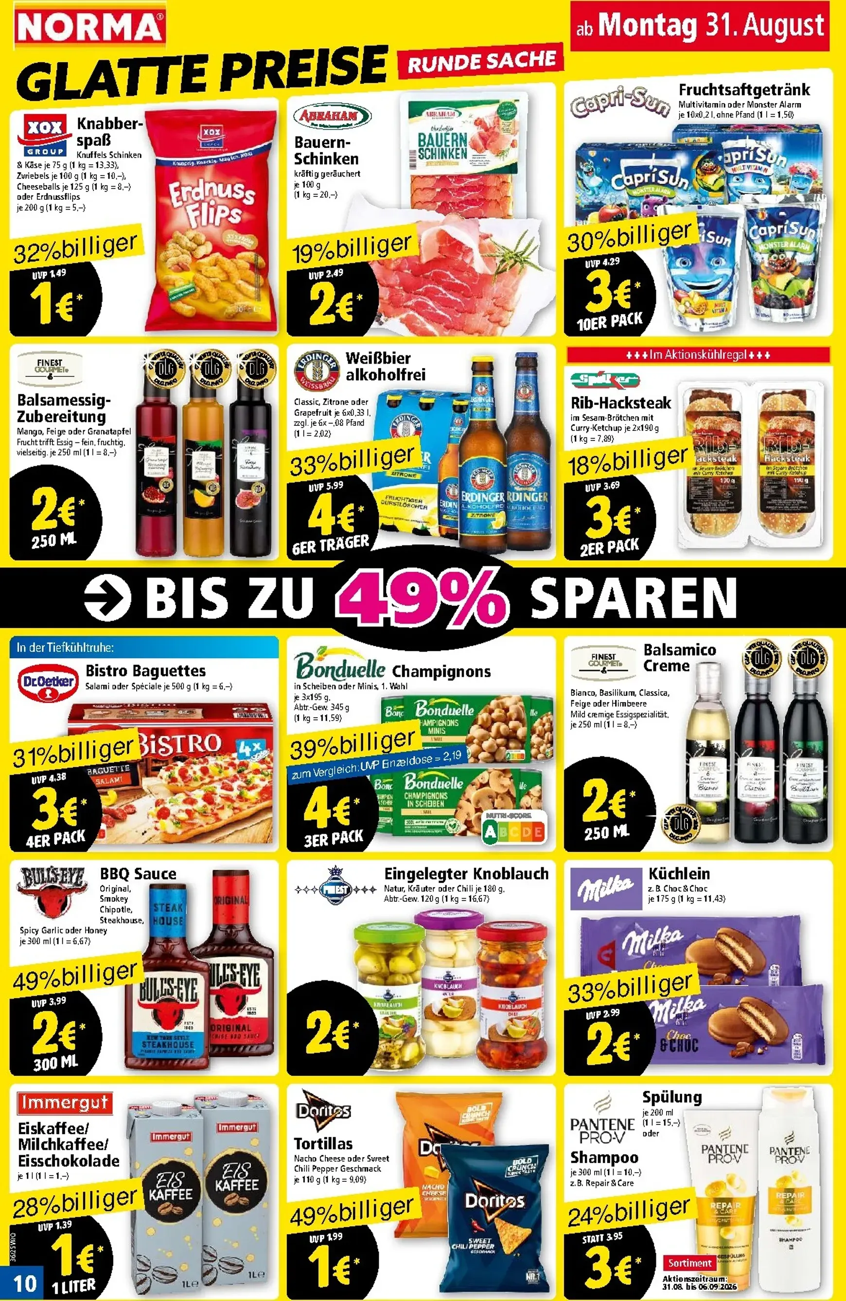 Norma - Mehr fürs Geld von 31. August bis 5. September 2026 - Prospekt seite 10