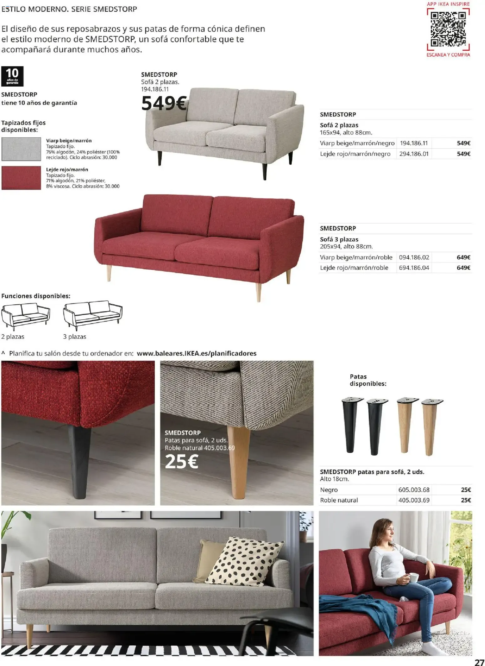 Catálogo de Guía de Compra Sofás IKEA 7 de mayo al 31 de agosto 2026 - Página 27