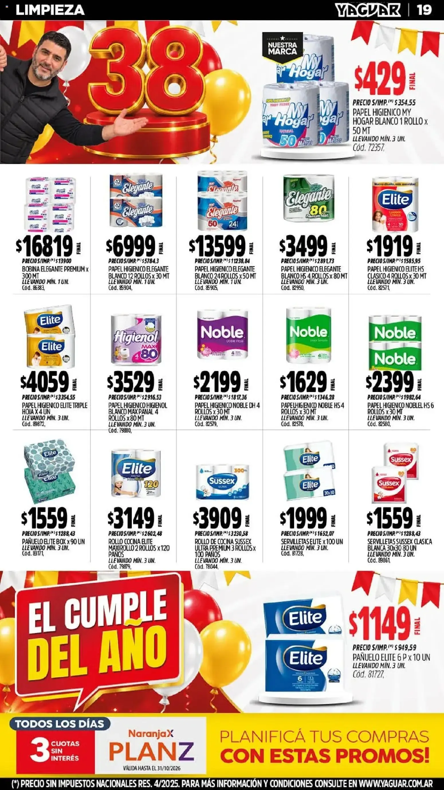 Ofertas de Yaguar - Oferta Semanal Córdoba del 26/10/2026 - 01/11/2026 26 de octubre al 1 de noviembre 2026 - Página 20 del catálogo