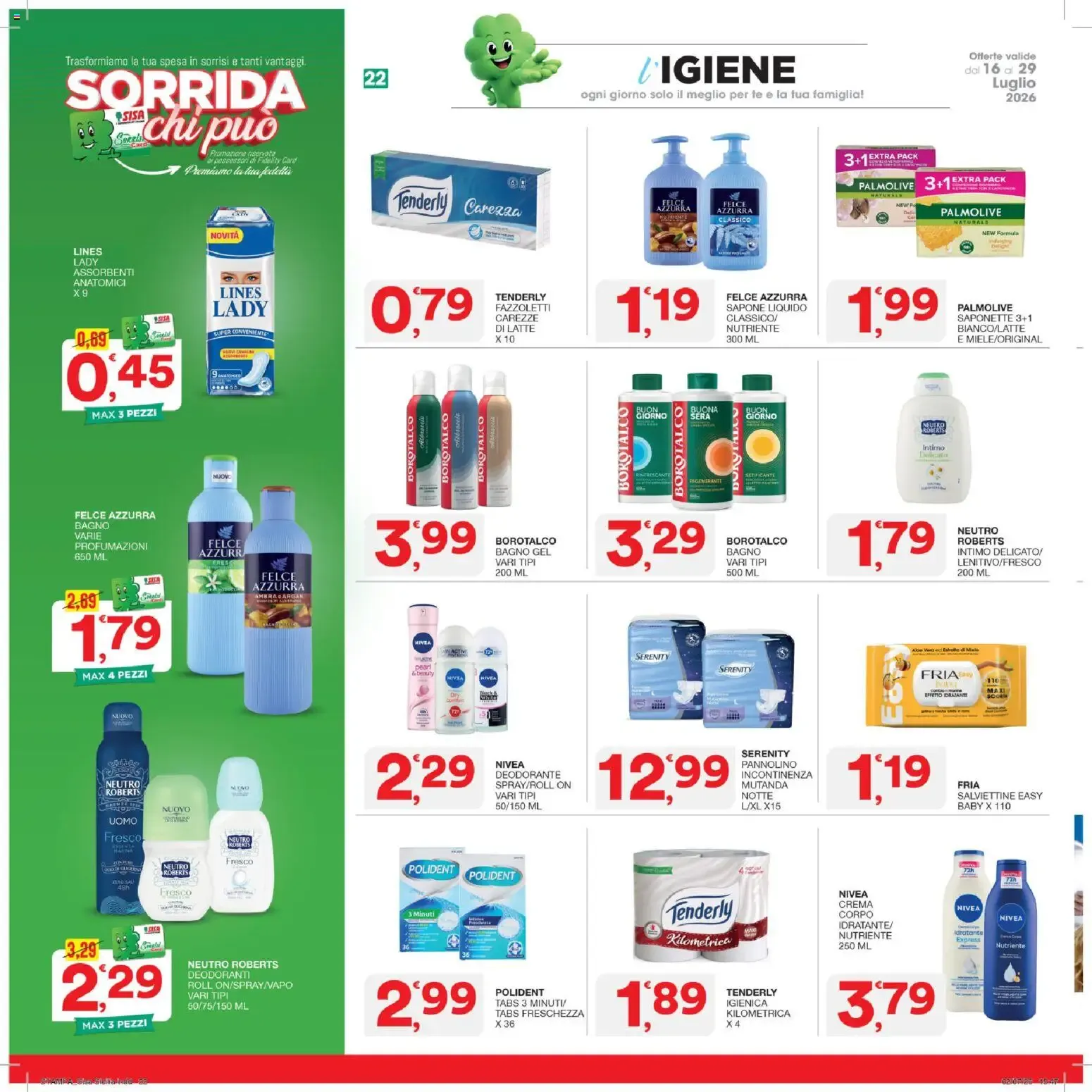 Nuovo SISA volantino dal 16/07/2026 > offerte anteprima 🛍️ da 16 luglio a 29 luglio di 2026 - Pagina del volantino 19