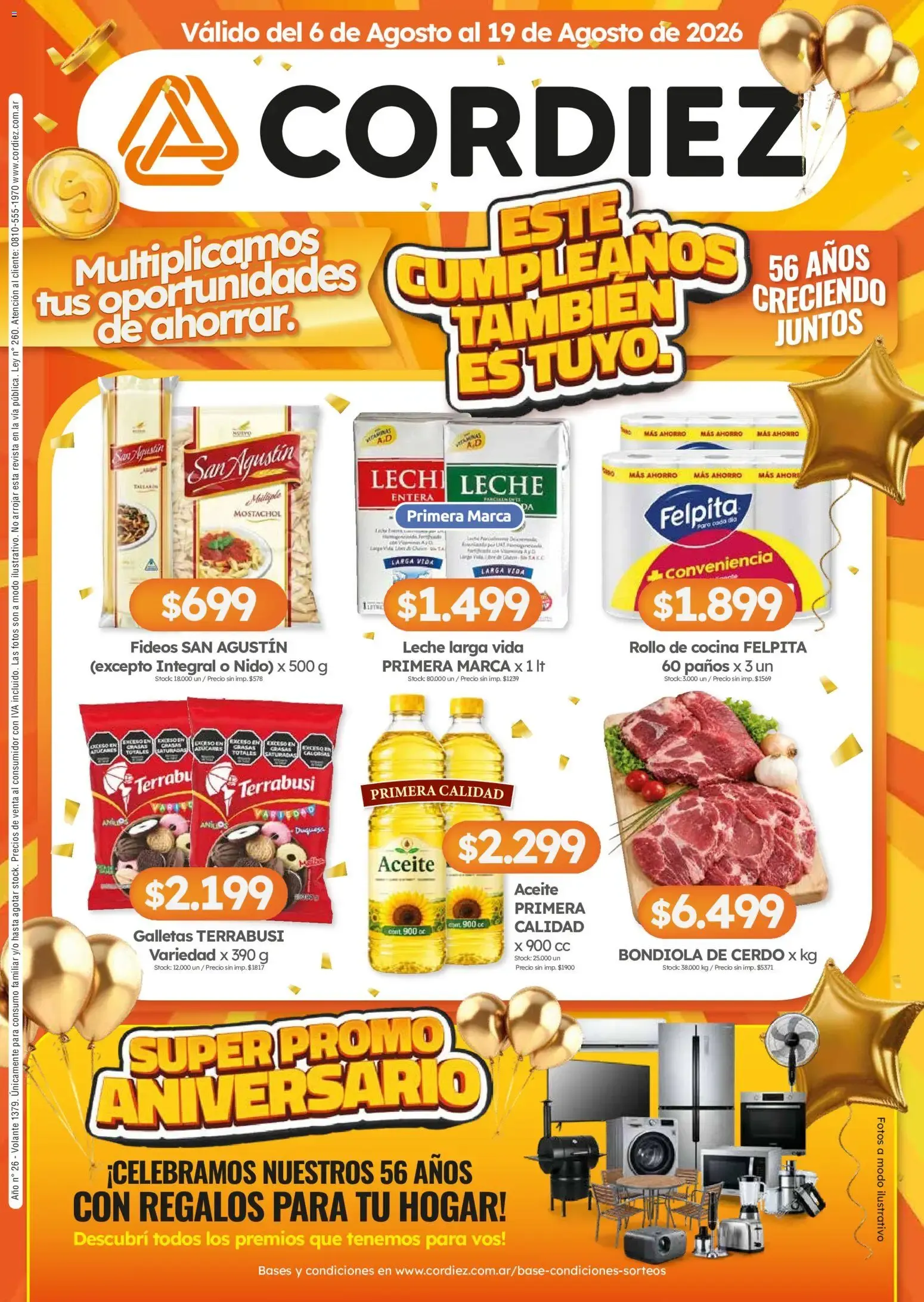 Ofertas de Cordiez ofertas || del 06/08/2026 - 19/08/2026 || Catálogo 6 de agosto al 19 de agosto 2026 - Página 1 del catálogo