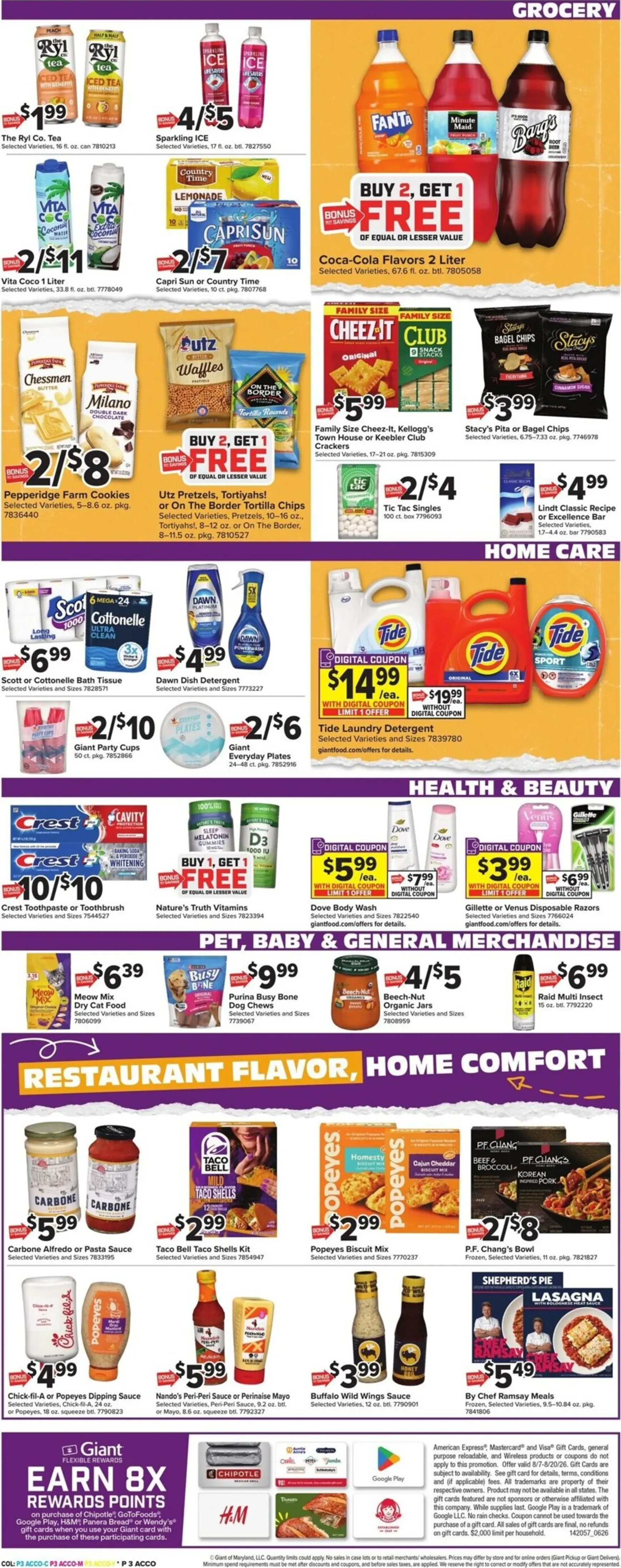 Weekly promotion Current Giant leaflet valid from Friday 08/07/2026 to Thursday 08/13/2026 spanning from August 7 to August 13 2026 - Page 5 for Catalogue 365