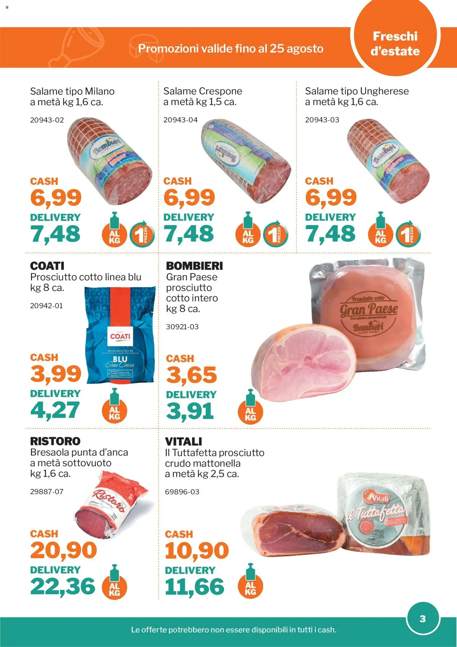 GrosMarket - Occhio al prezzo d'estate! Promozioni valide da 23 giugno a 25 agosto di 2026 - Pagina del volantino 3